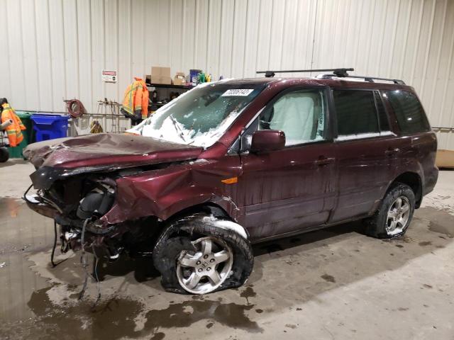 HONDA PILOT EXL 2007 2hkyf18577h000467