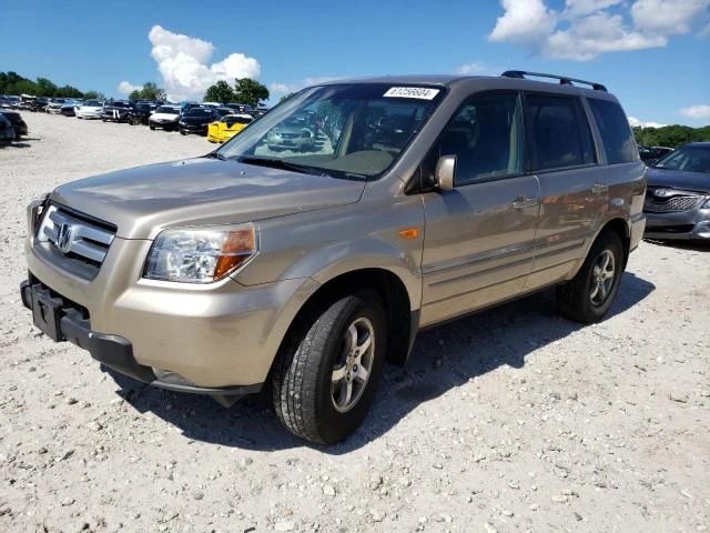 HONDA PILOT EXL 2007 2hkyf18577h537856