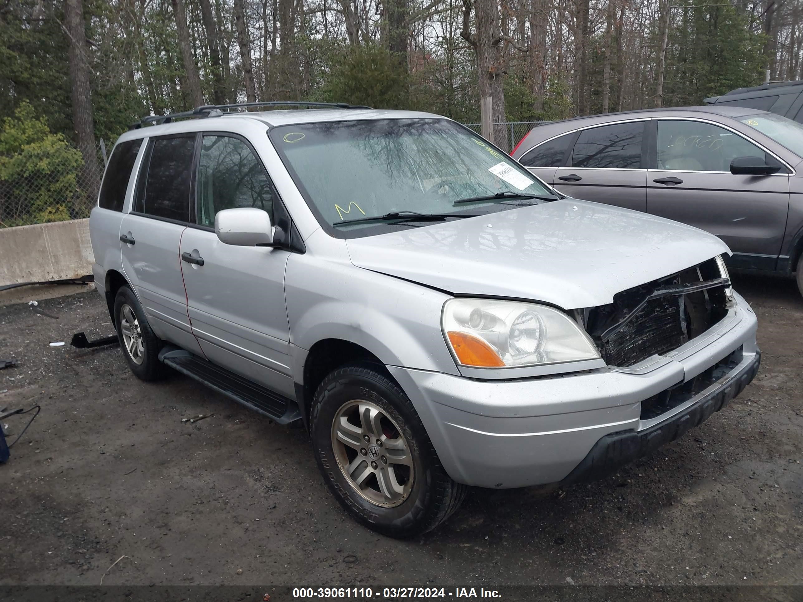 HONDA PILOT 2003 2hkyf18583h598675