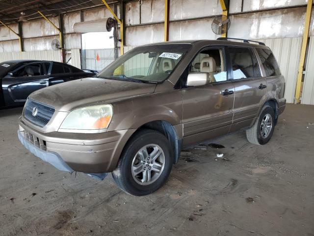 HONDA PILOT EXL 2004 2hkyf18584h518177