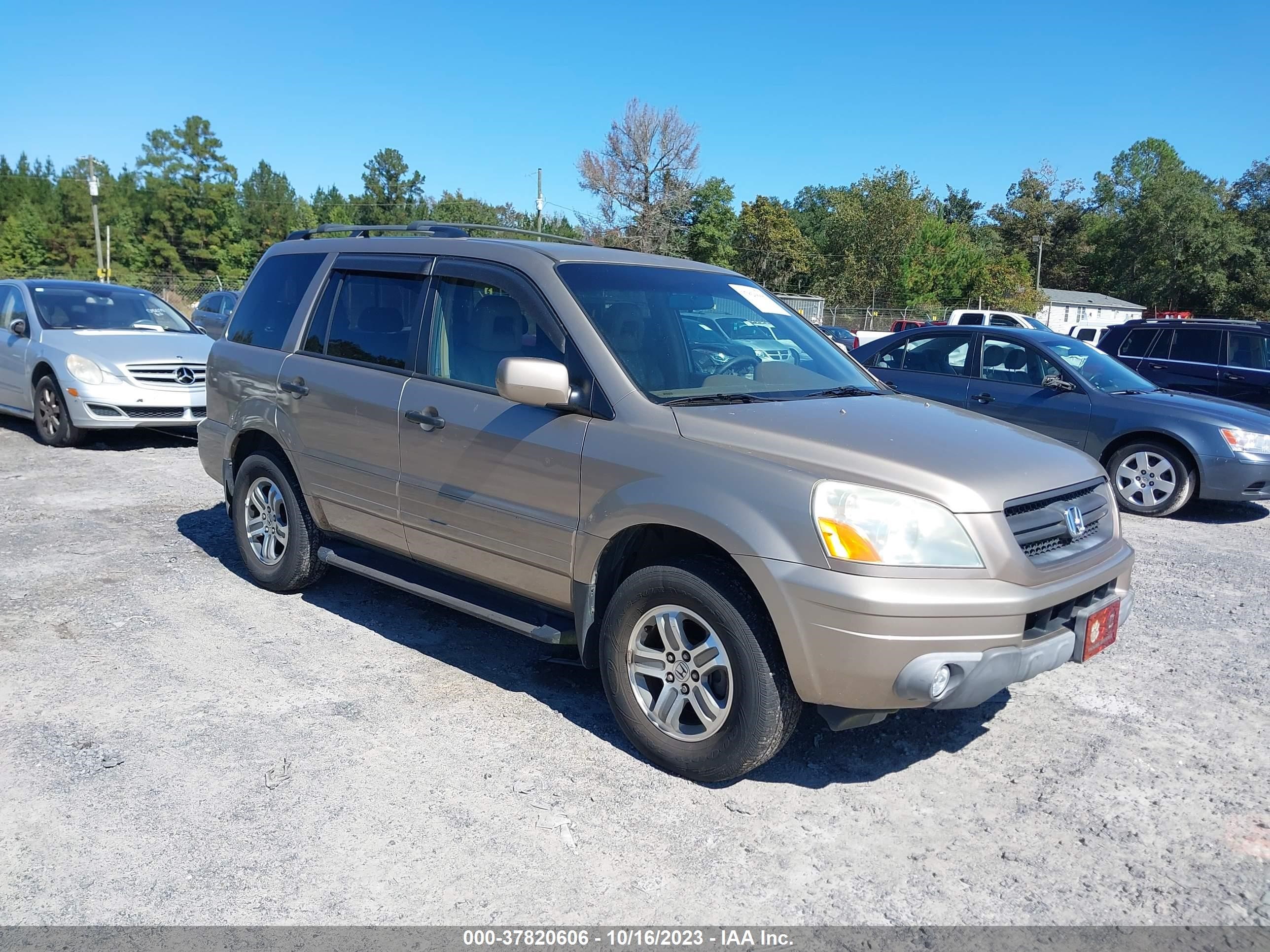 HONDA PILOT 2004 2hkyf18584h531429