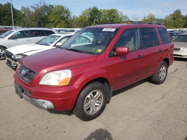 HONDA PILOT EXL 2004 2hkyf18584h535108