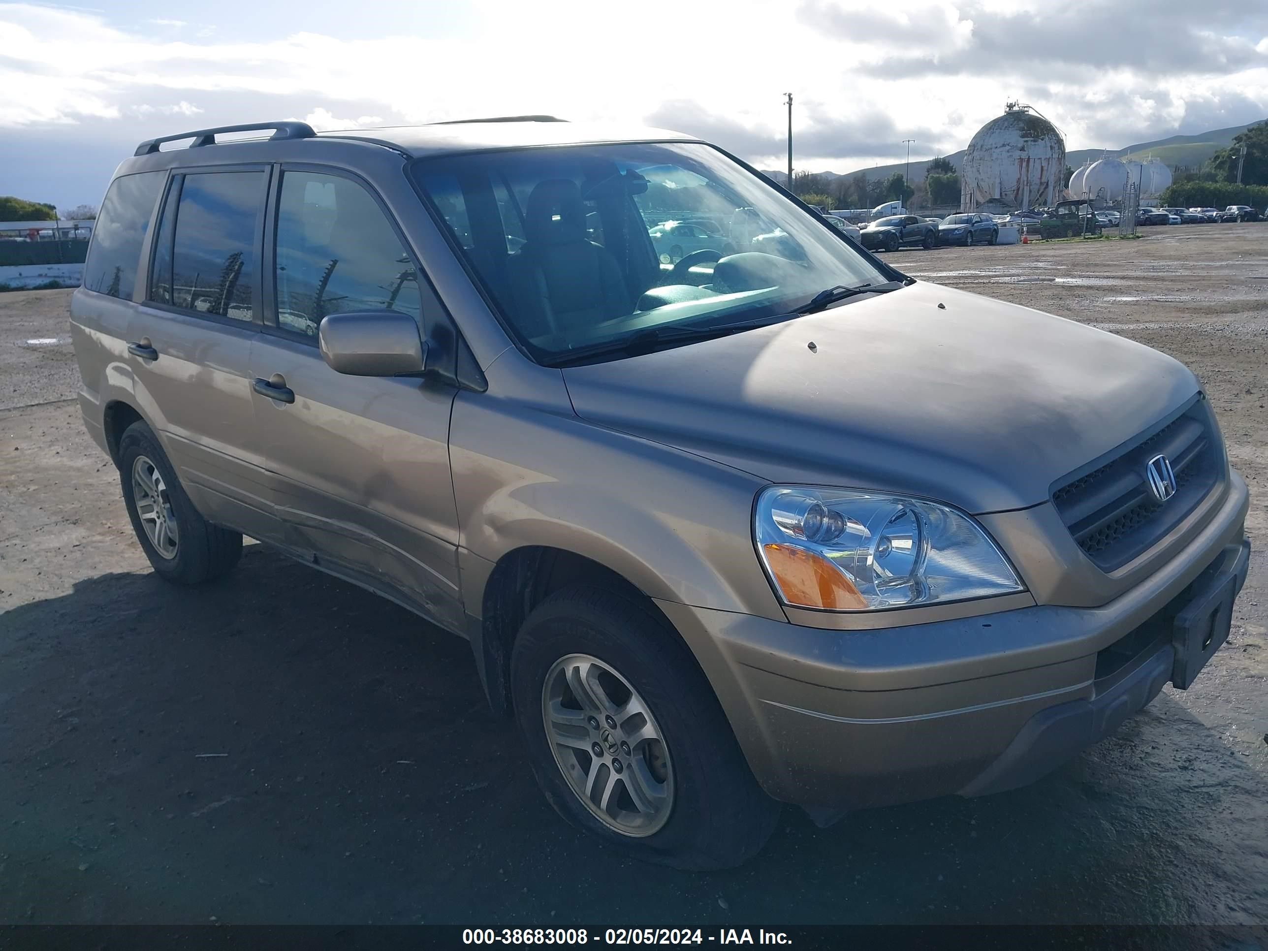 HONDA PILOT 2004 2hkyf18584h563247