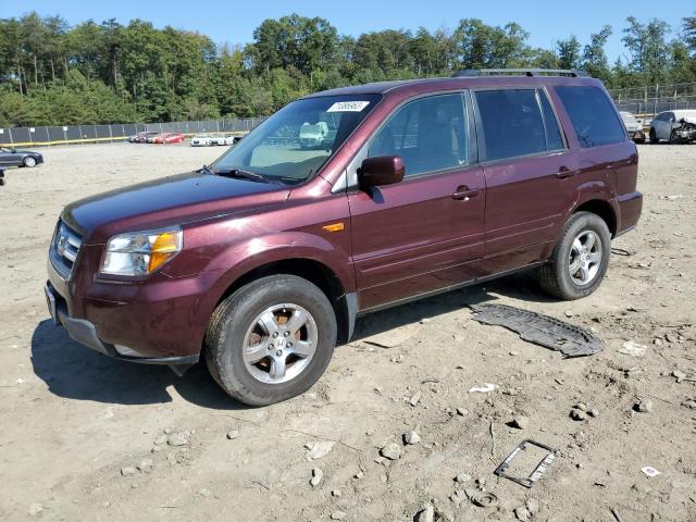 HONDA PILOT EXL 2007 2hkyf18587h507345