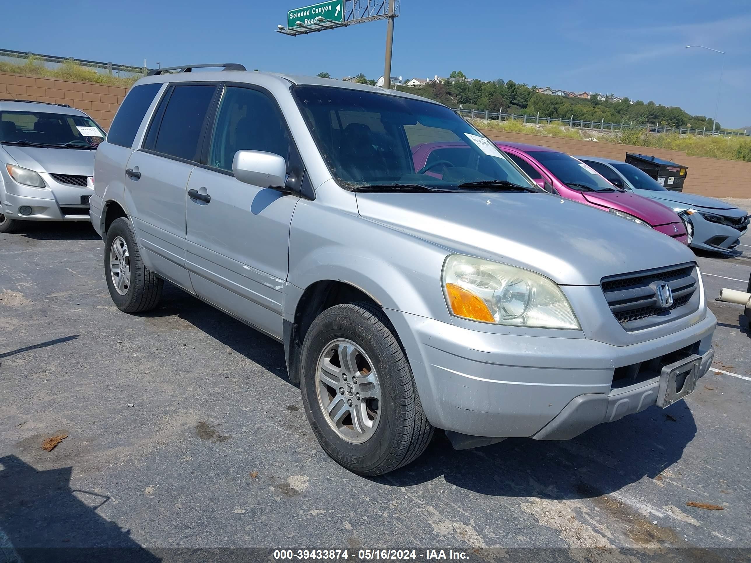 HONDA PILOT 2003 2hkyf18593h529039