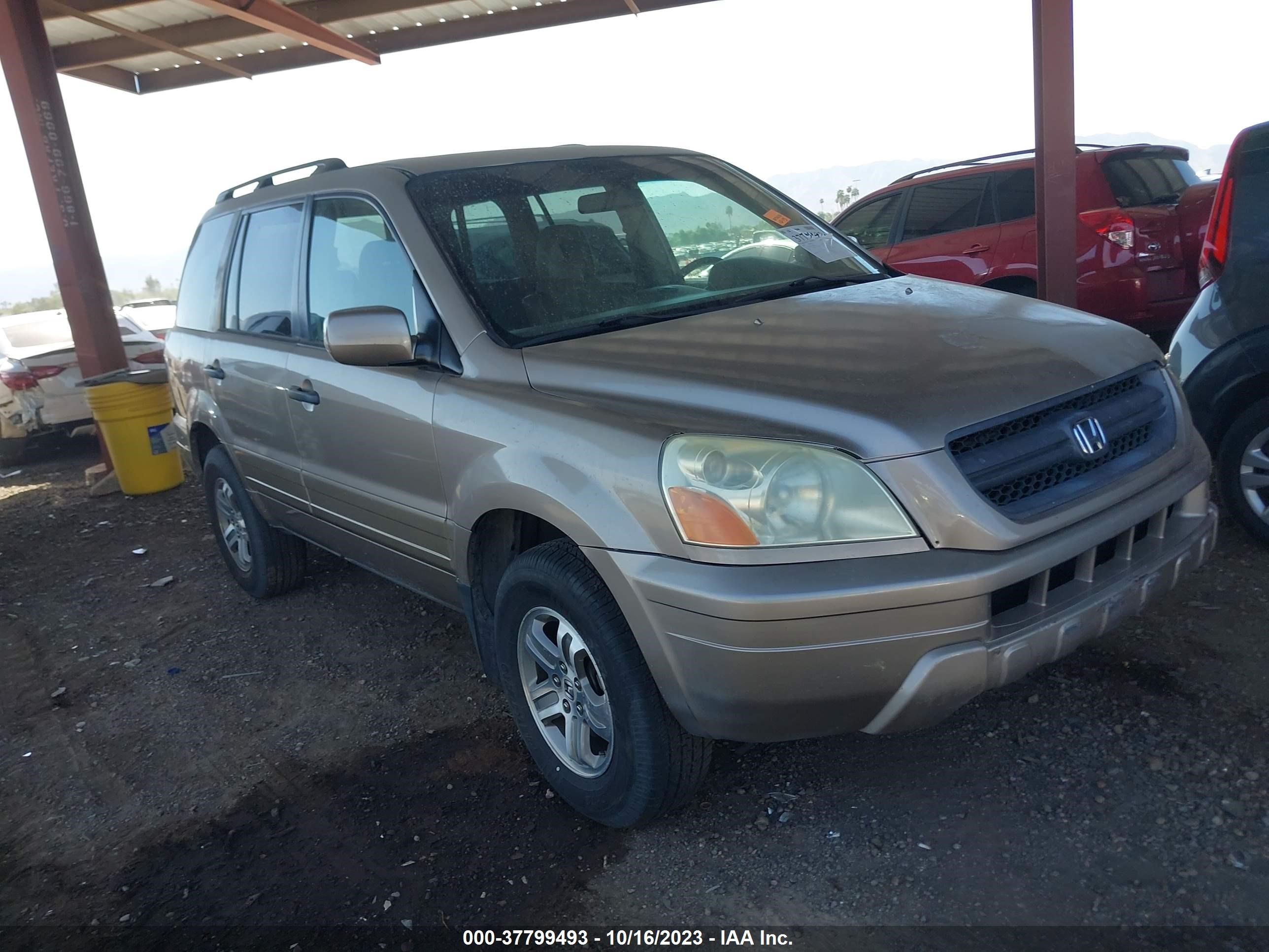 HONDA PILOT 2003 2hkyf18593h587250