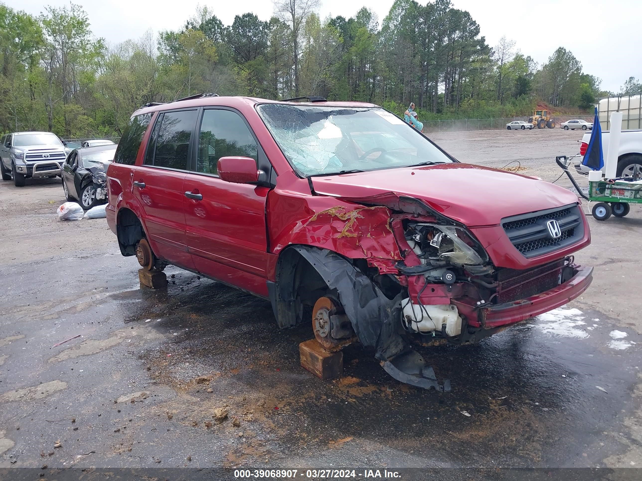 HONDA PILOT 2004 2hkyf18594h535103