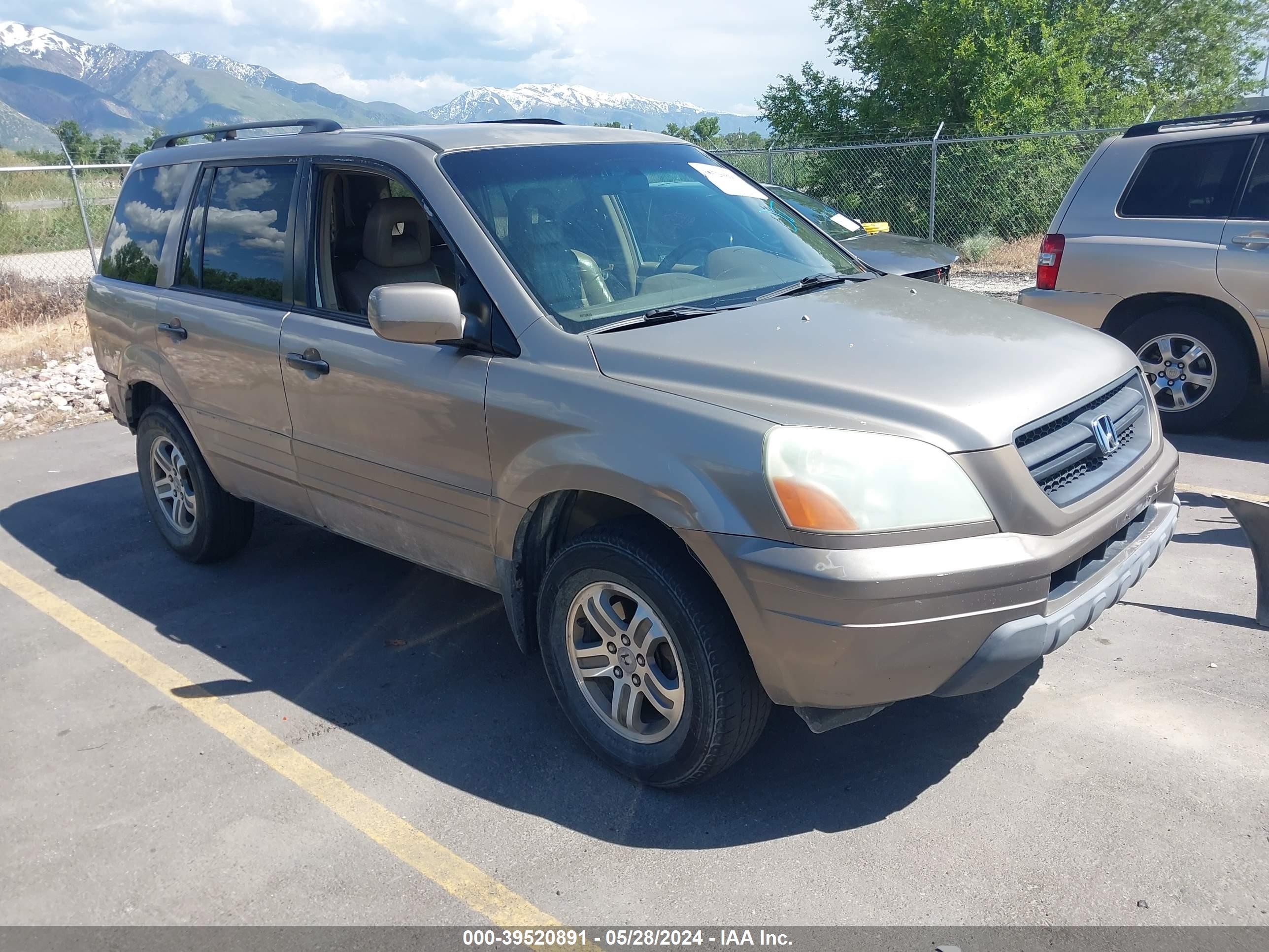 HONDA PILOT 2004 2hkyf18594h562317