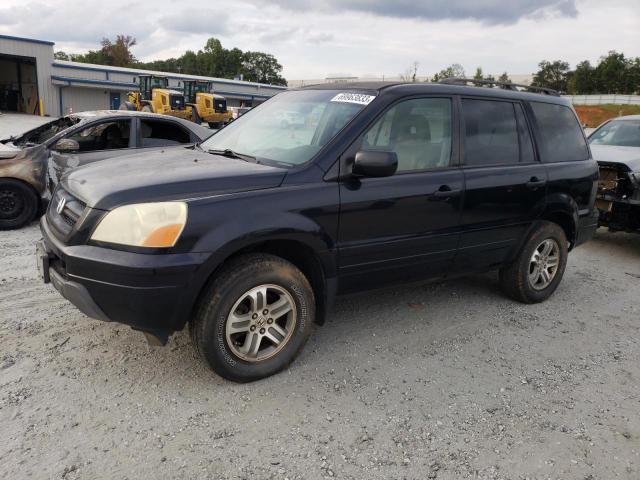 HONDA PILOT EXL 2004 2hkyf18594h623097