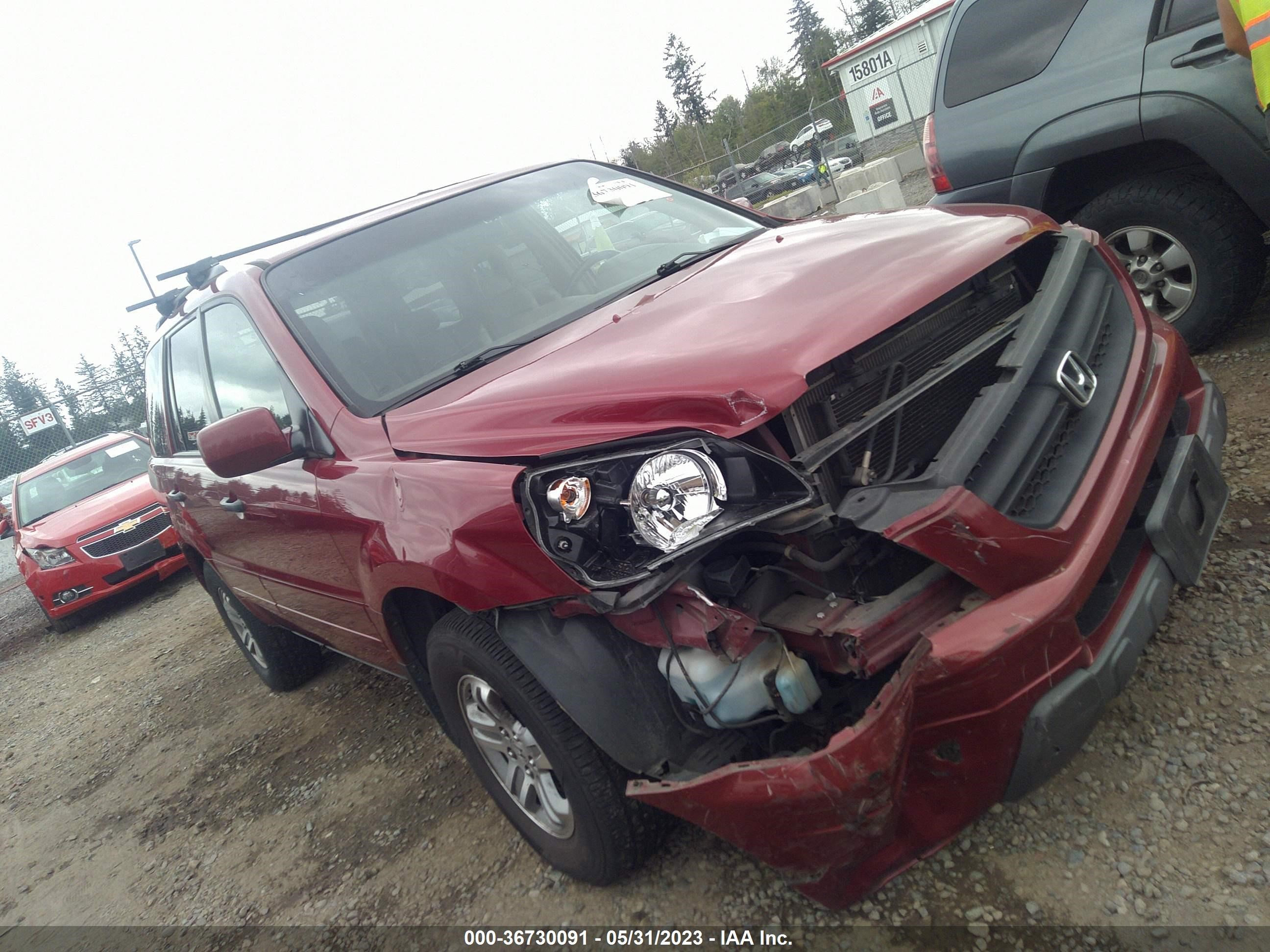 HONDA PILOT 2005 2hkyf18595h550136