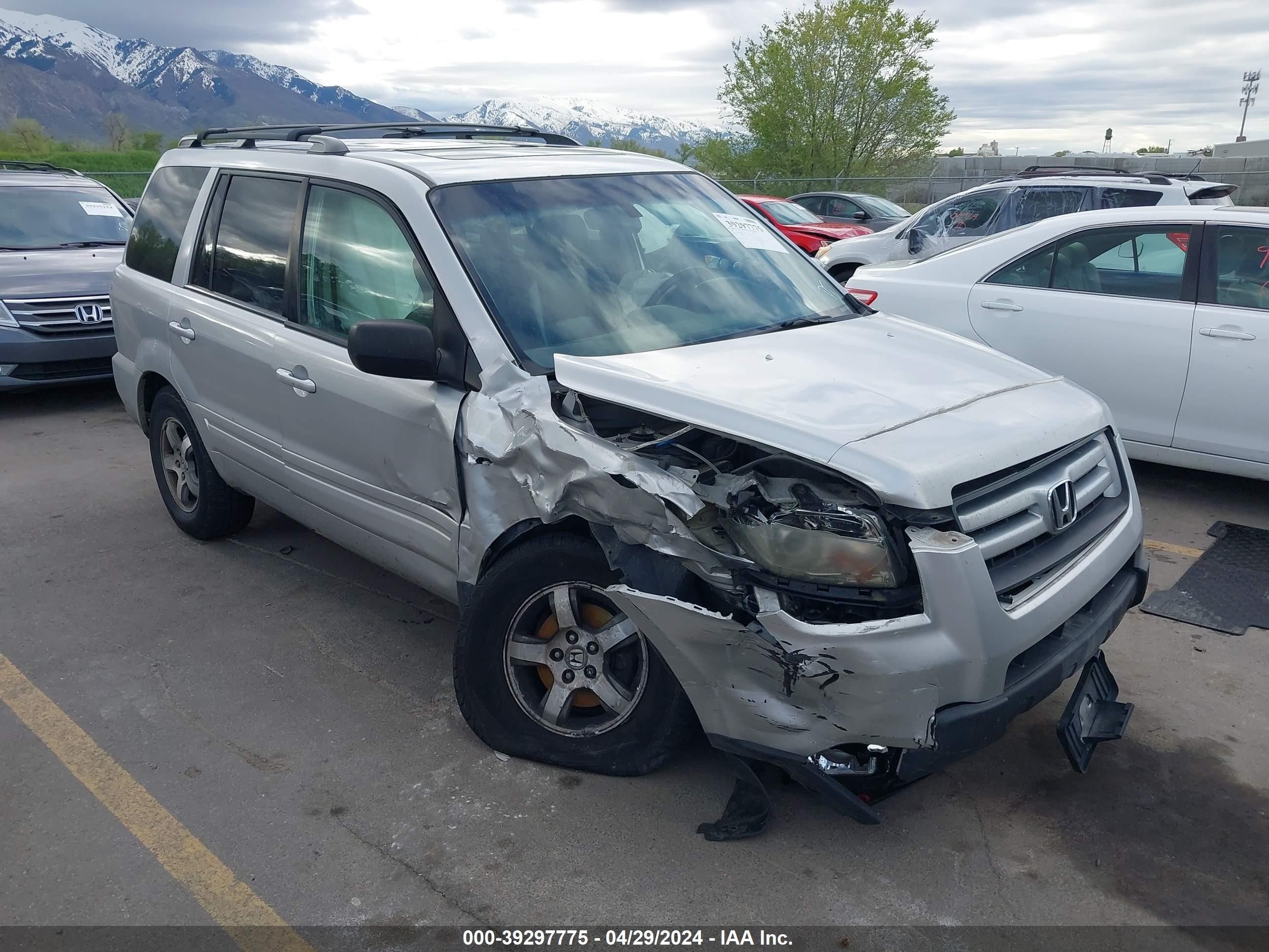 HONDA PILOT 2006 2hkyf18596h512682