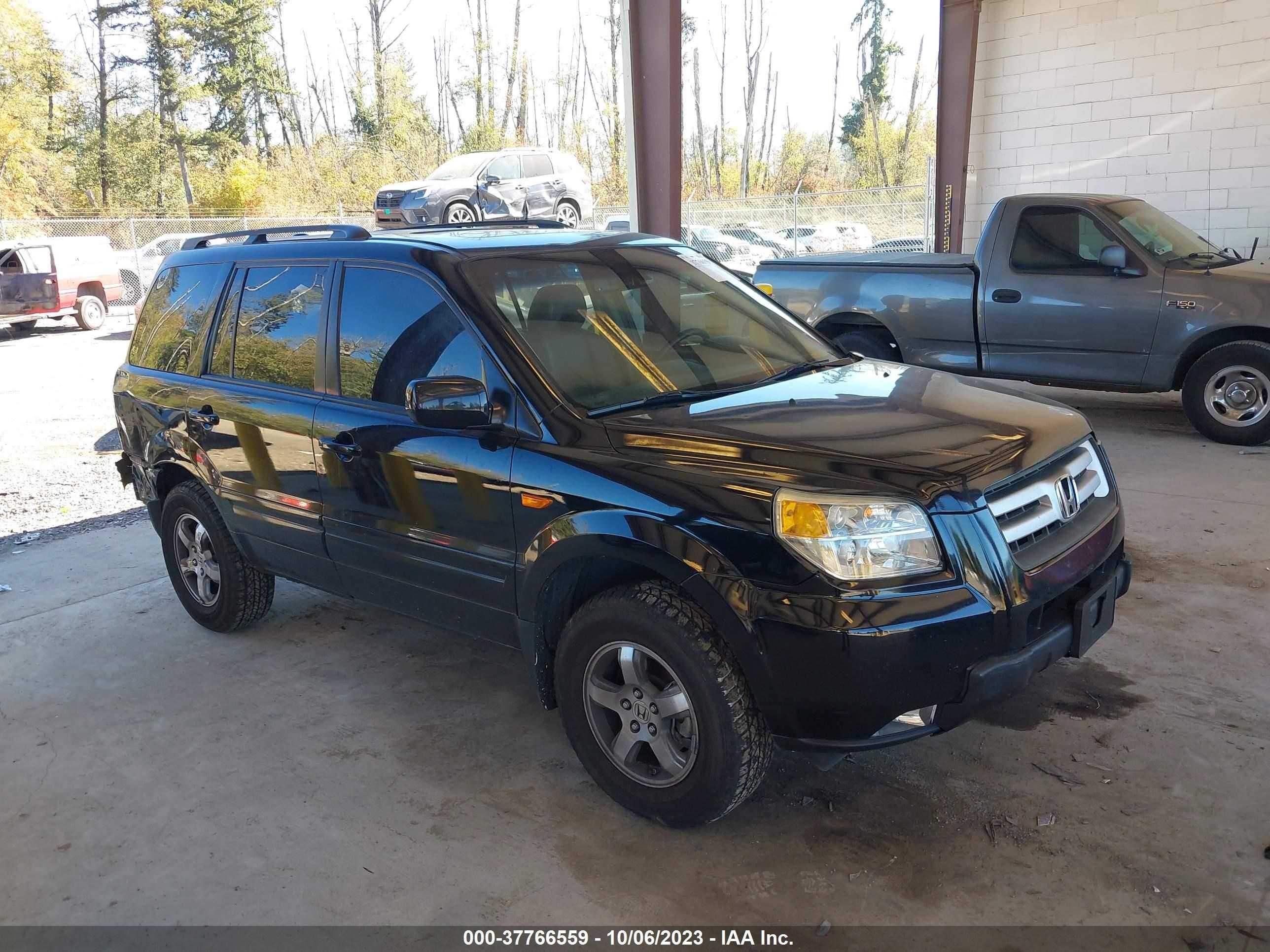 HONDA PILOT 2006 2hkyf18596h545309