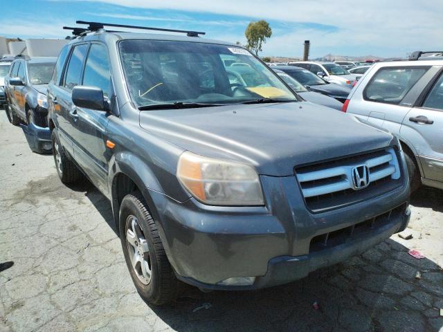 HONDA PILOT EXL 2007 2hkyf18597h515924