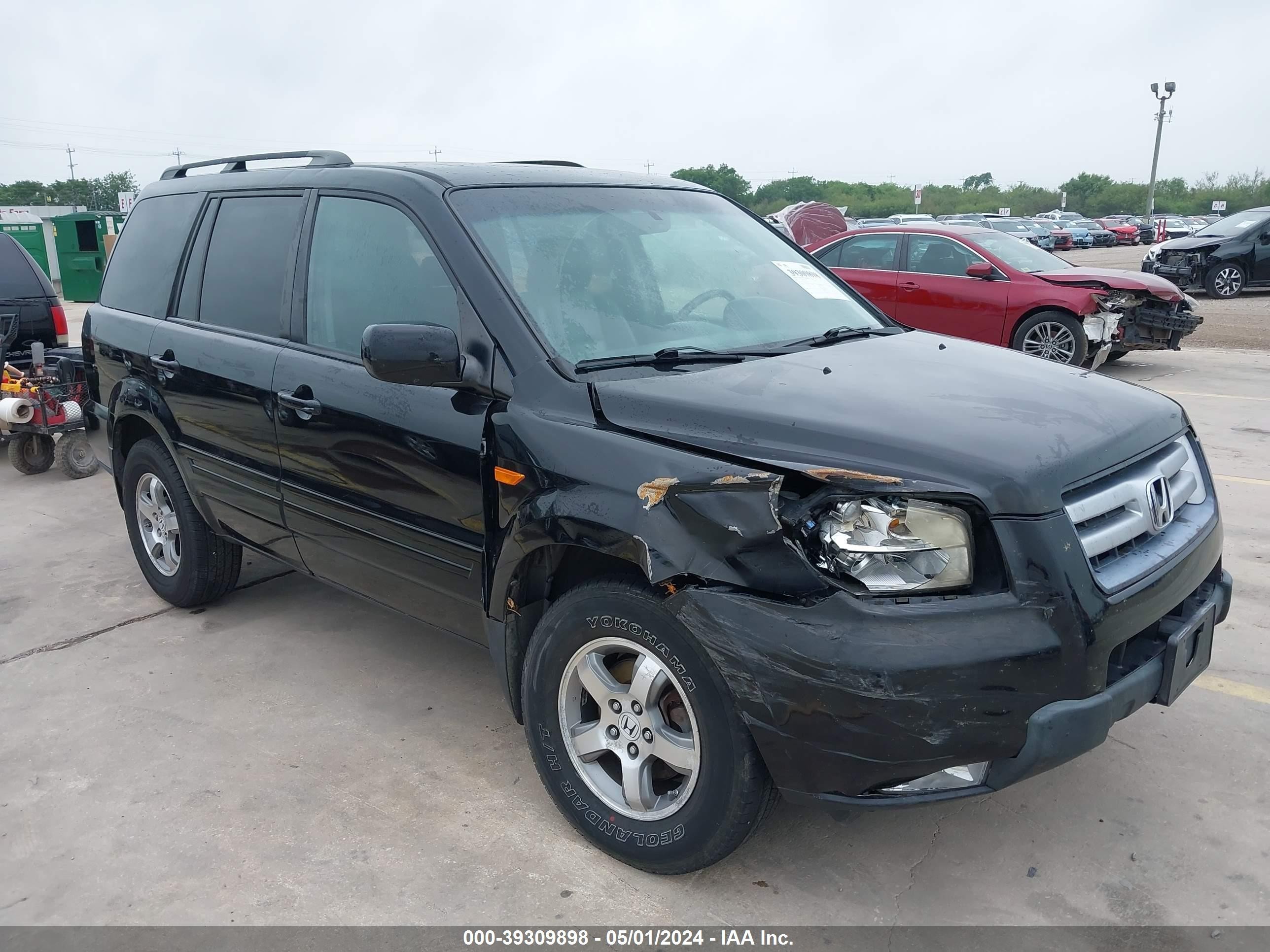 HONDA PILOT 2007 2hkyf18597h520282