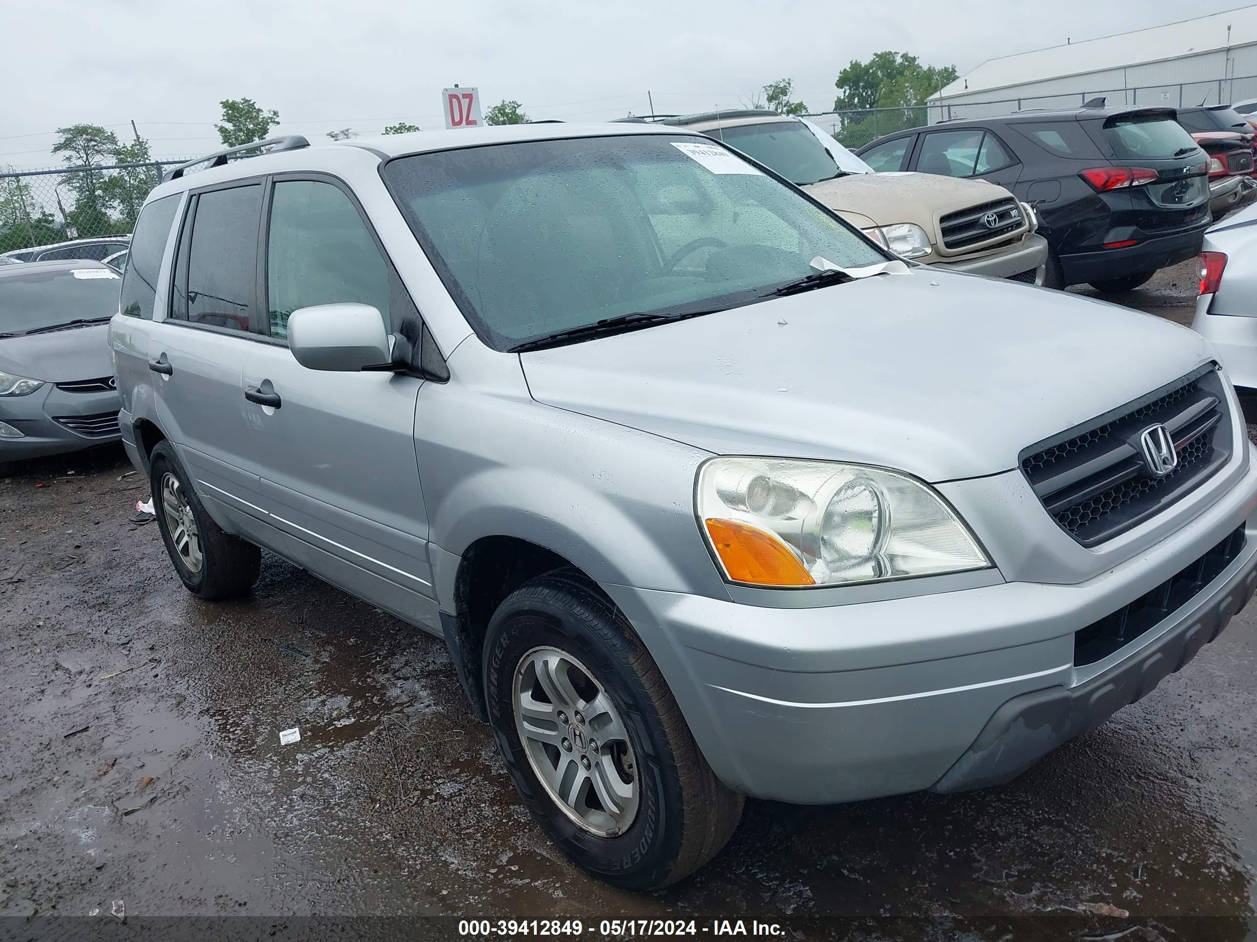 HONDA PILOT 2003 2hkyf185x3h529857