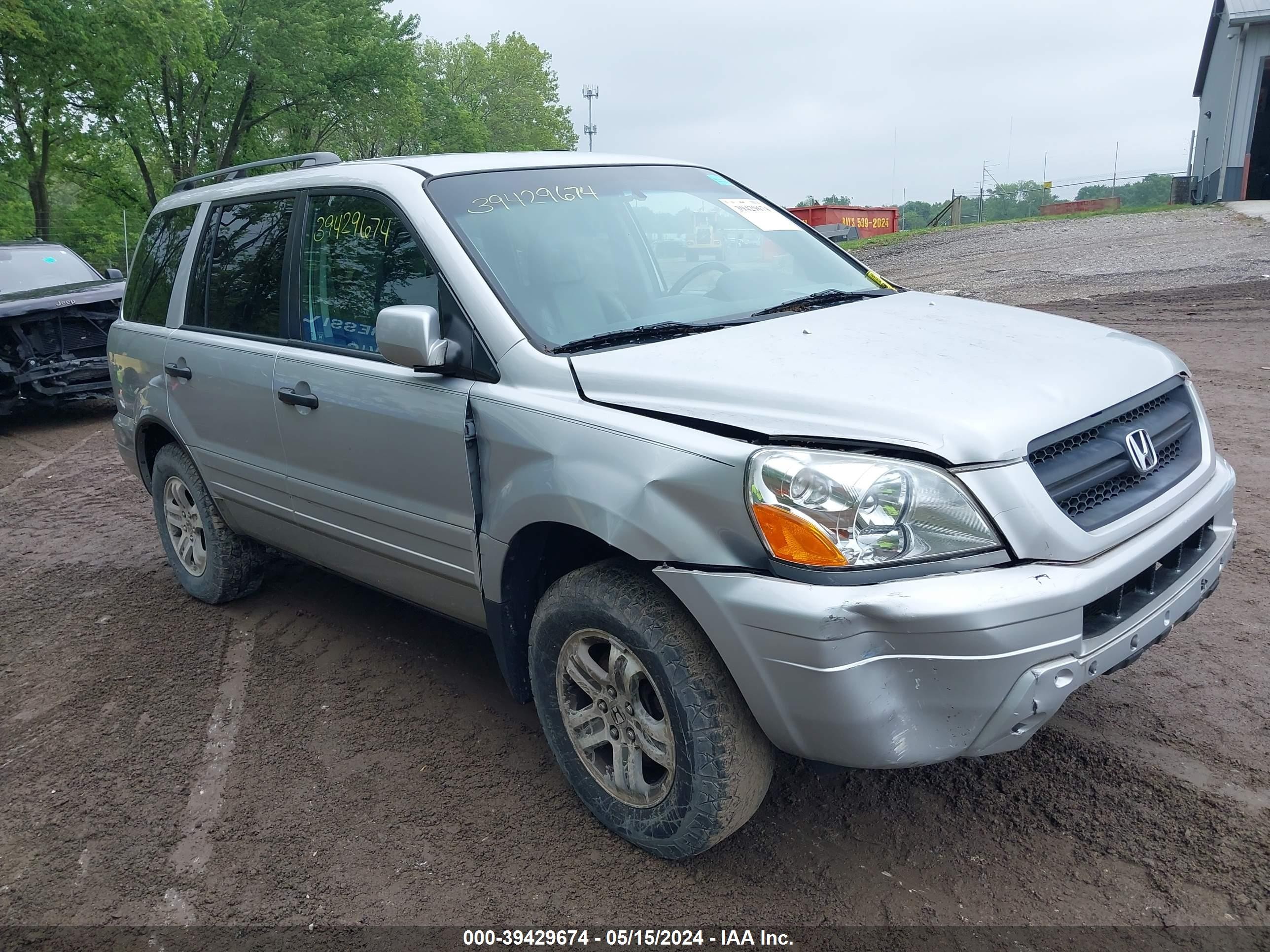 HONDA PILOT 2003 2hkyf185x3h548537