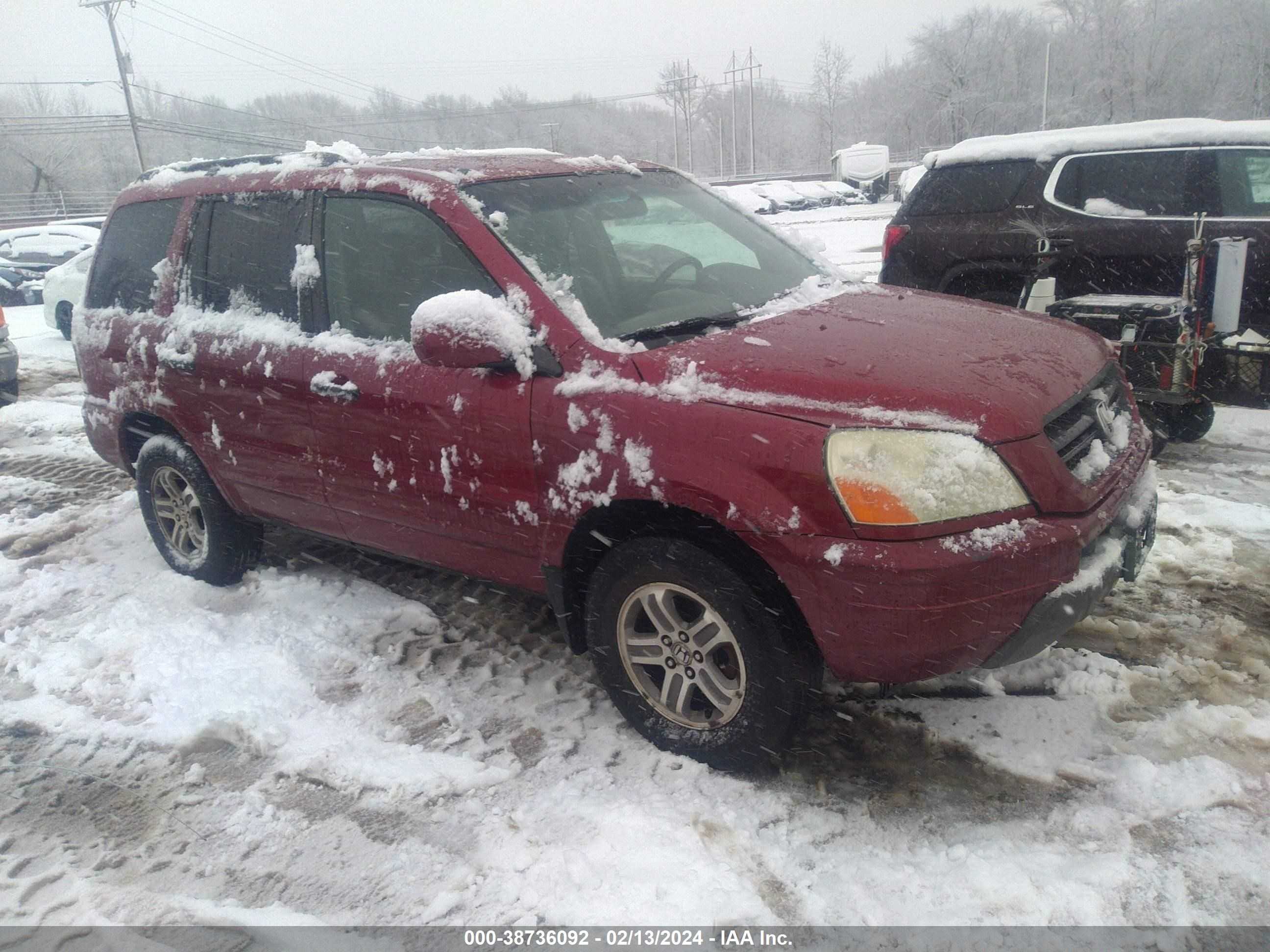 HONDA PILOT 2004 2hkyf185x4h506662