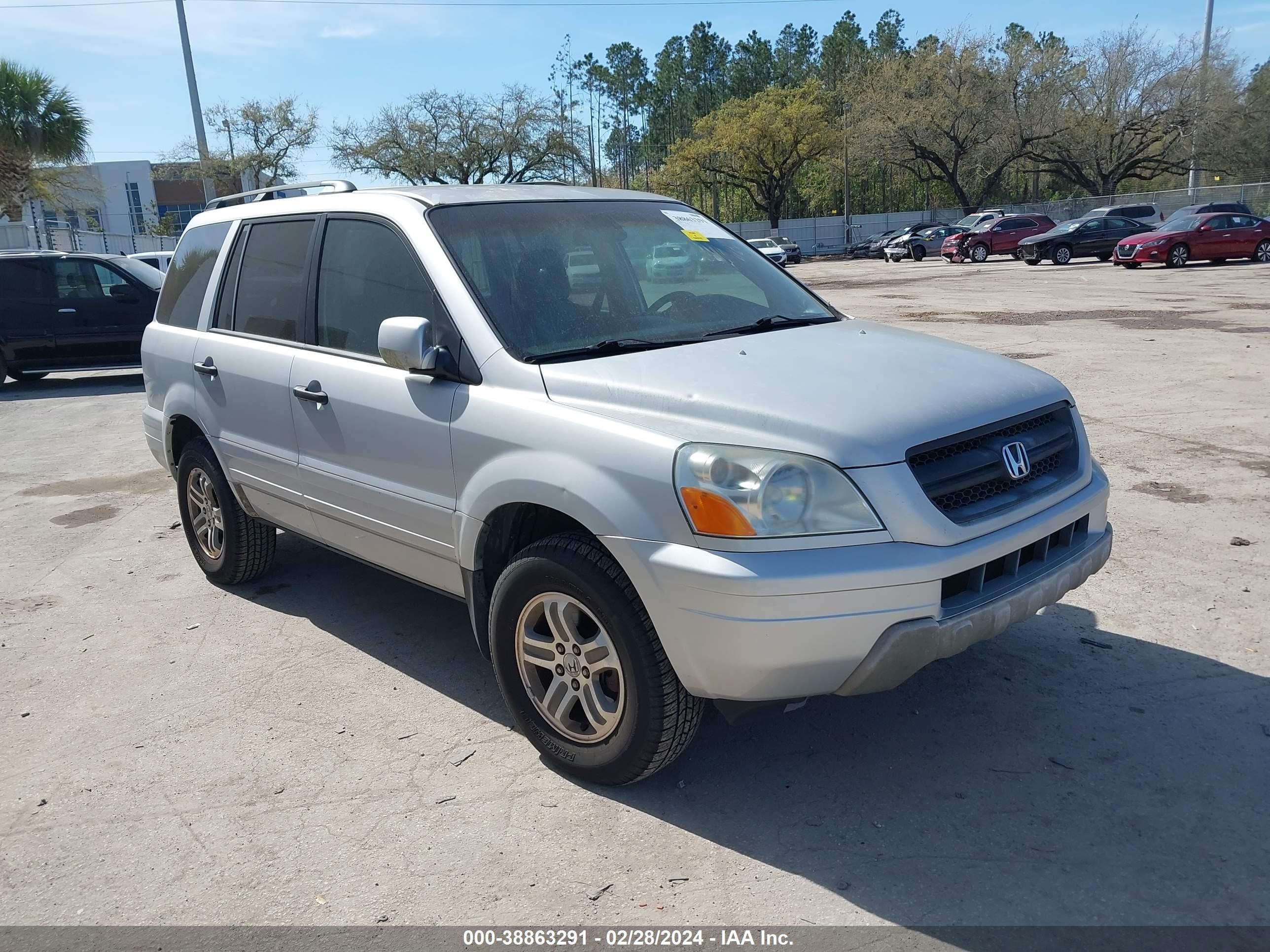 HONDA PILOT 2004 2hkyf185x4h553836