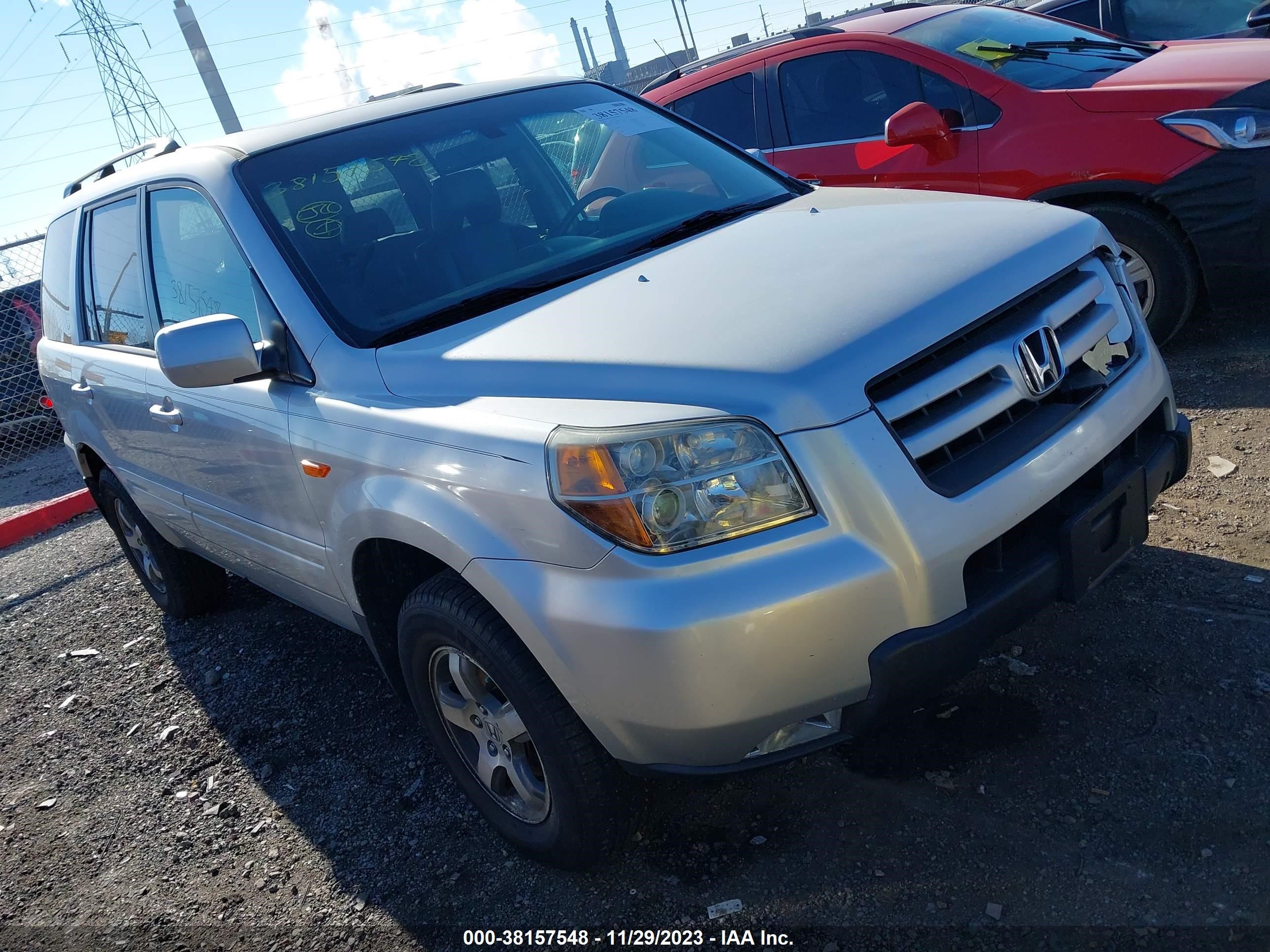 HONDA PILOT 2006 2hkyf185x6h548607