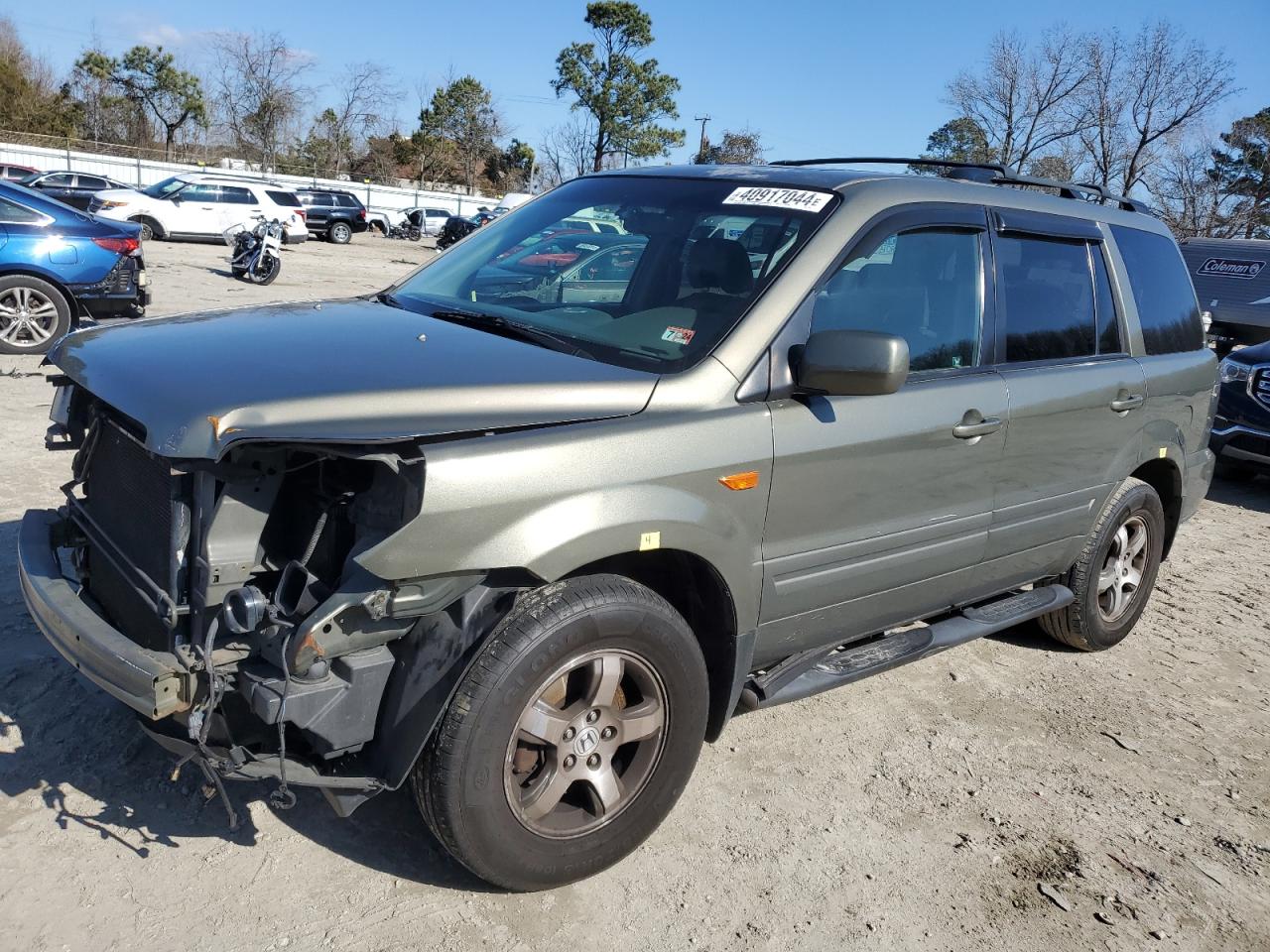 HONDA PILOT 2007 2hkyf185x7h508691