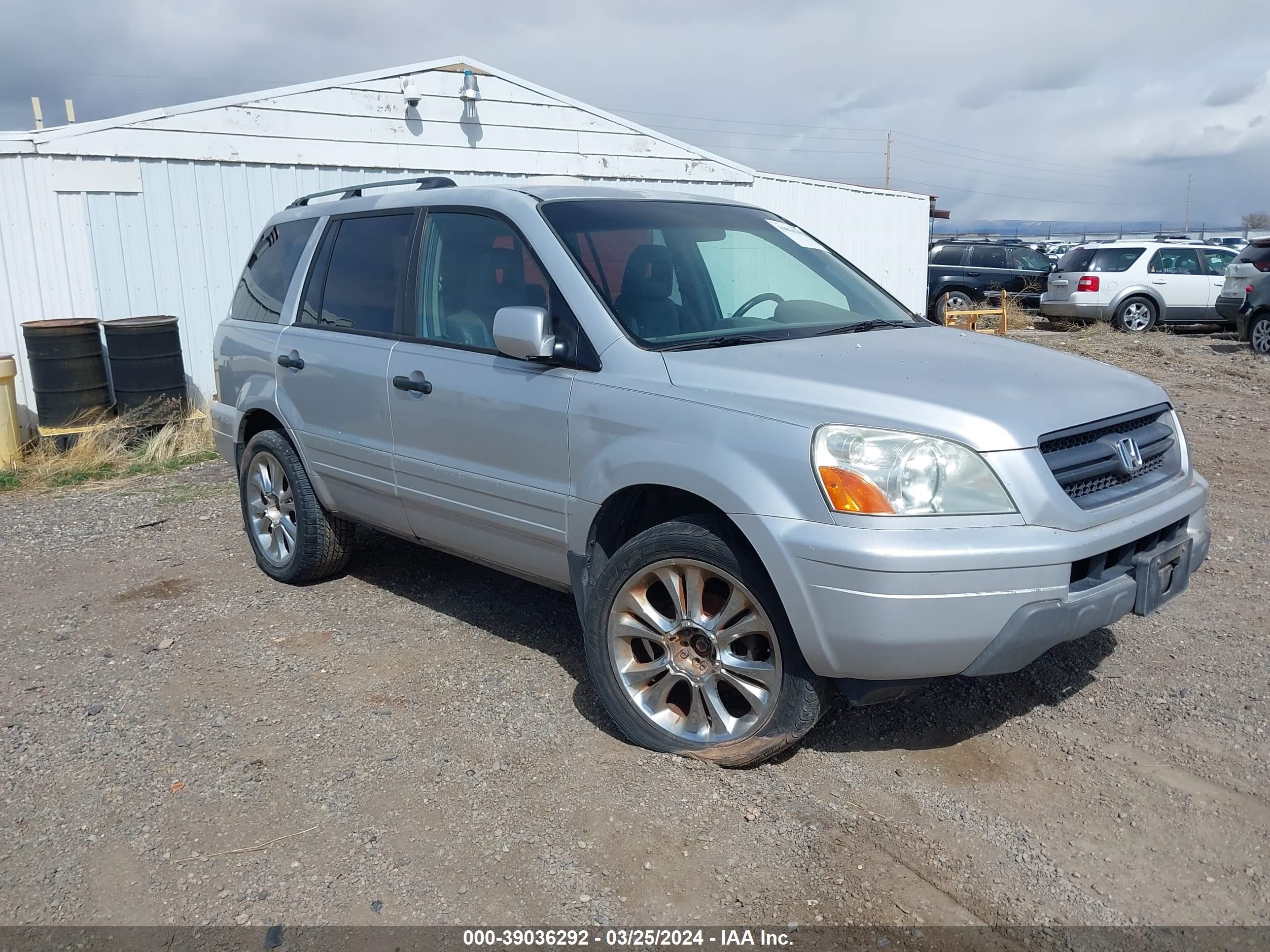 HONDA PILOT 2003 2hkyf18603h537331