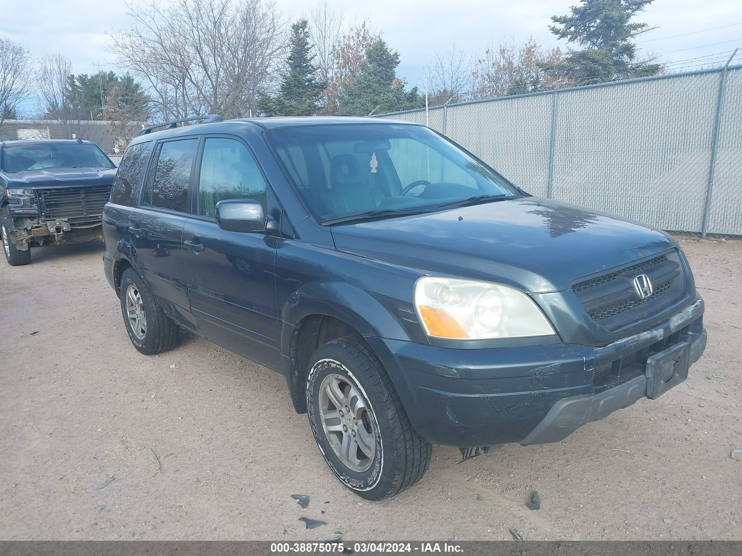 HONDA PILOT 2003 2hkyf18603h593785