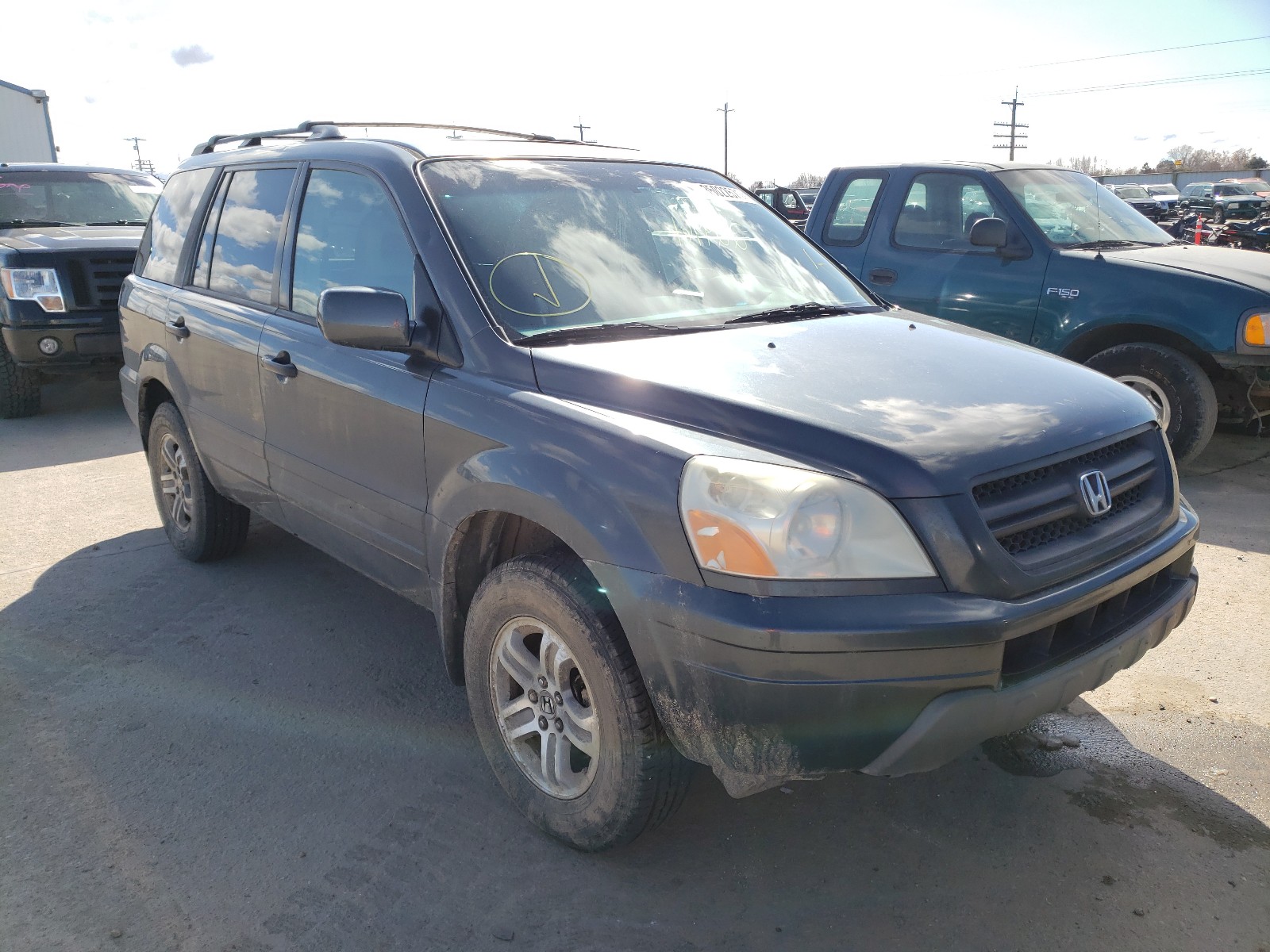 HONDA PILOT EXL 2005 2hkyf18605h532262