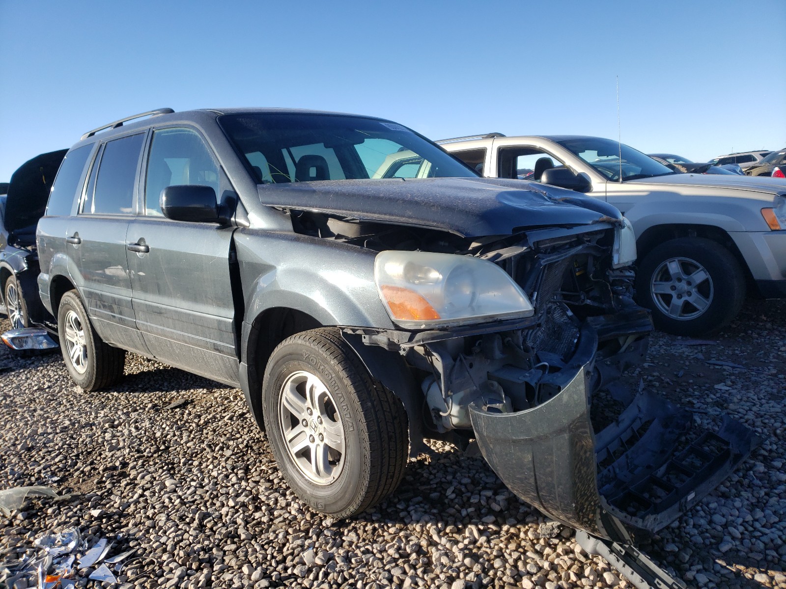 HONDA PILOT EXL 2005 2hkyf18605h534660