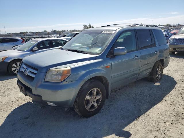 HONDA PILOT EXL 2007 2hkyf18607h512841