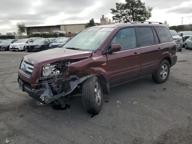 HONDA PILOT EXL 2007 2hkyf18607h529204