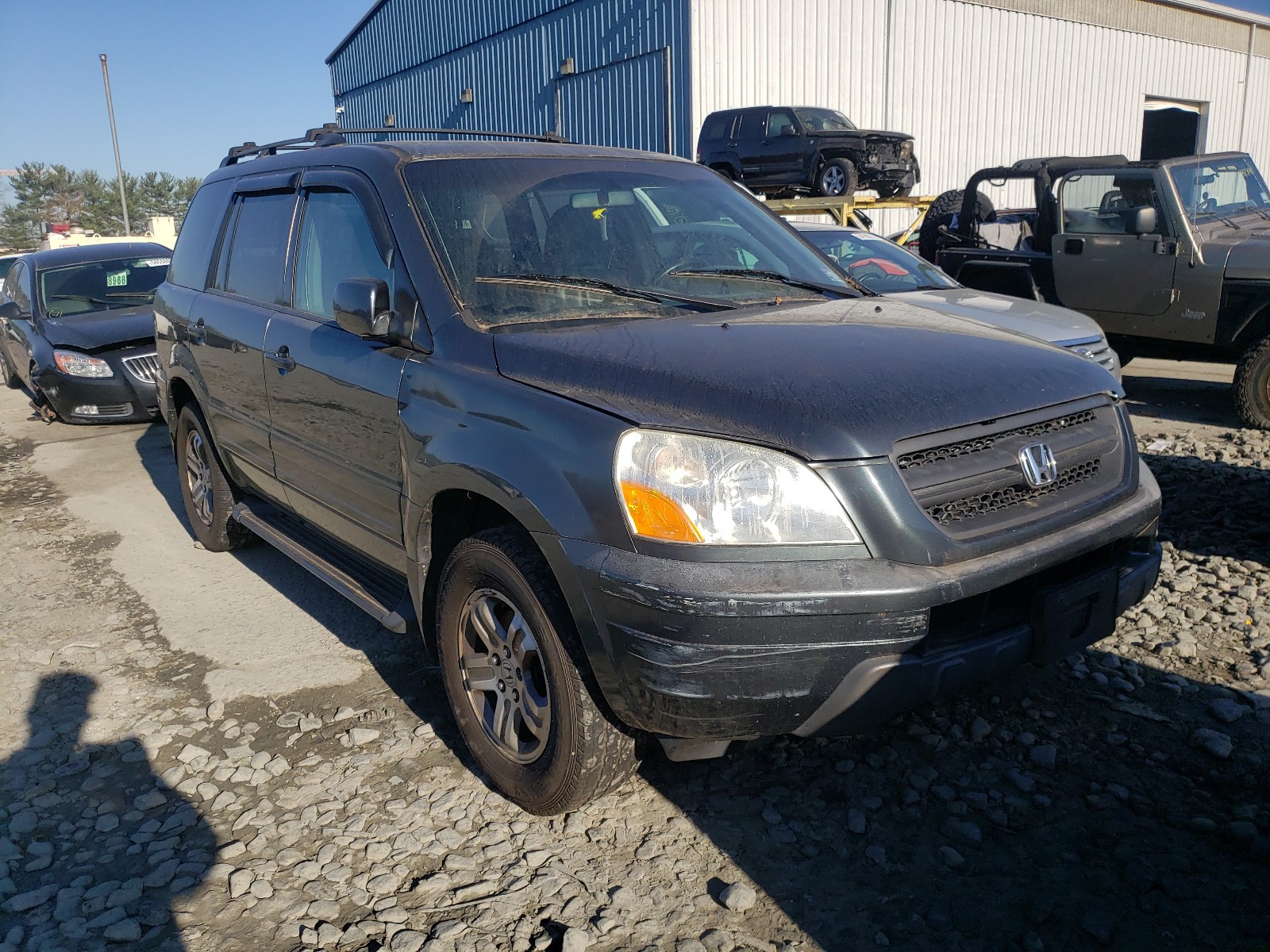 HONDA PILOT EXL 2003 2hkyf18613h544028