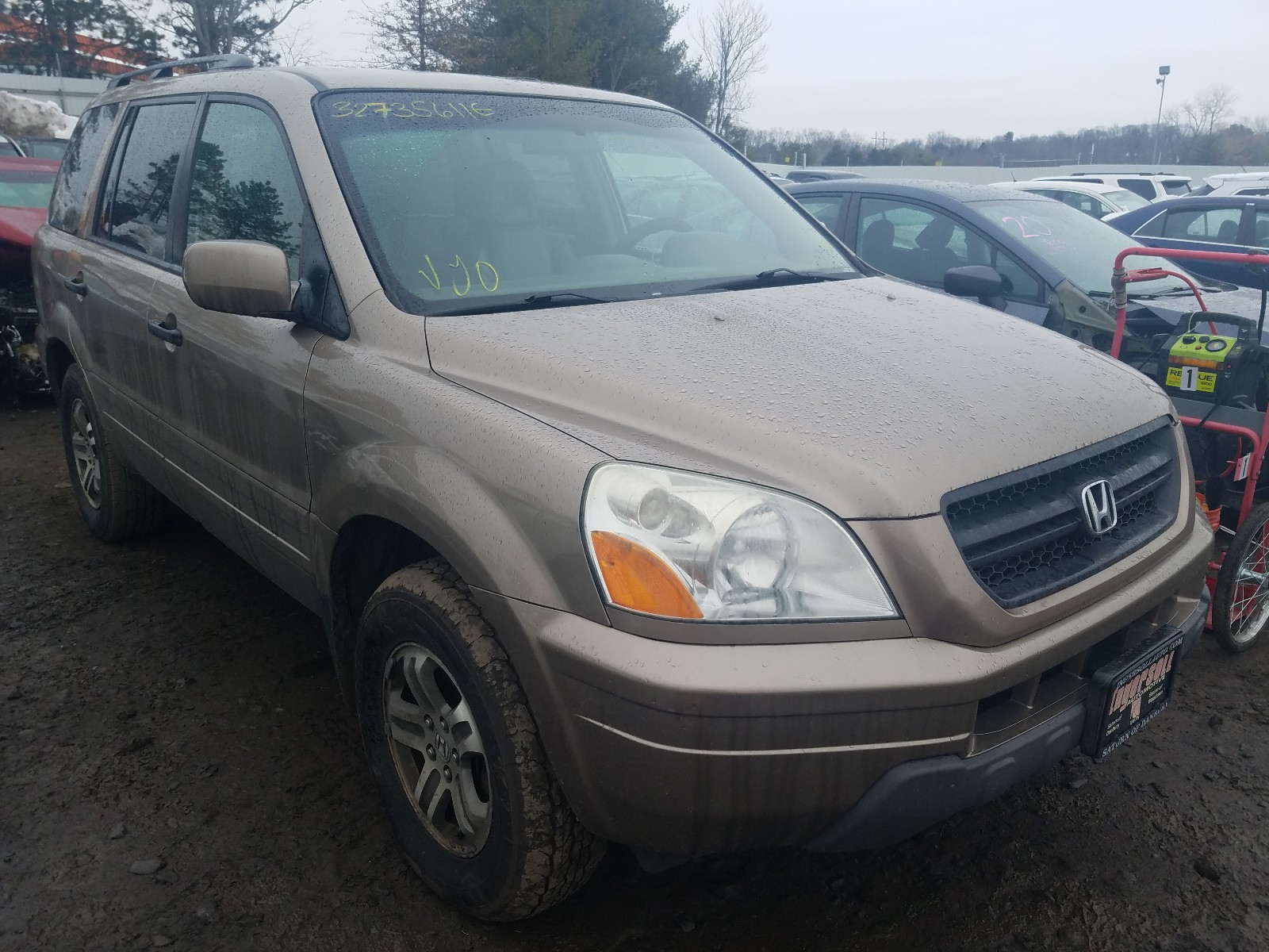 HONDA PILOT EXL 2004 2hkyf18614h514867