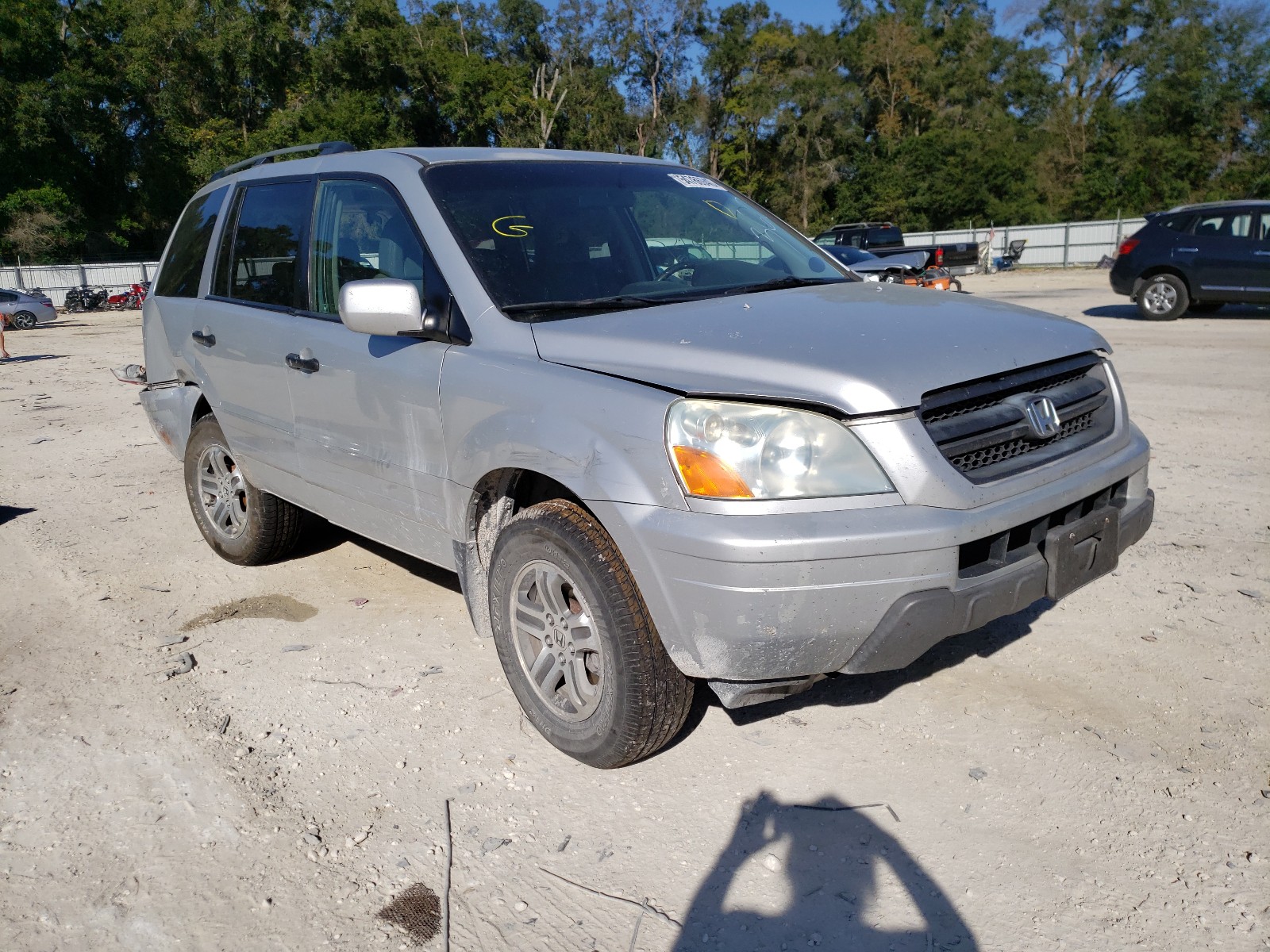 HONDA PILOT EXL 2004 2hkyf18614h604066