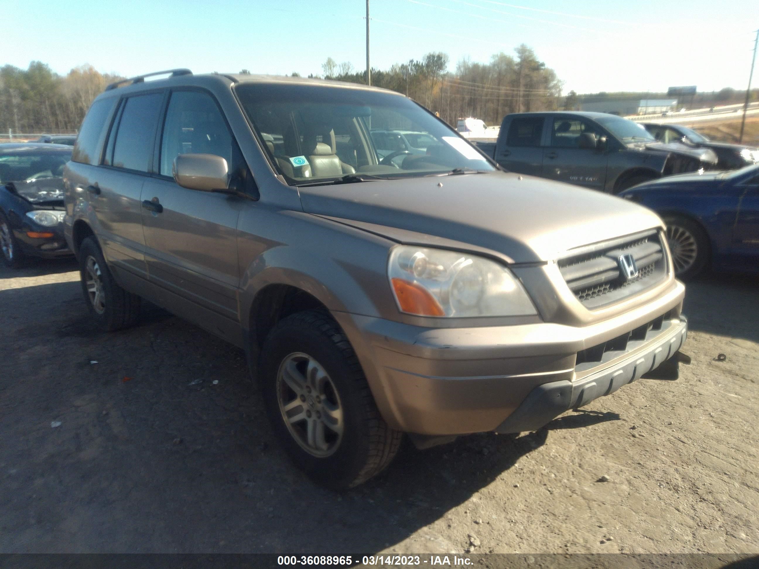 HONDA PILOT 2004 2hkyf18614h618890