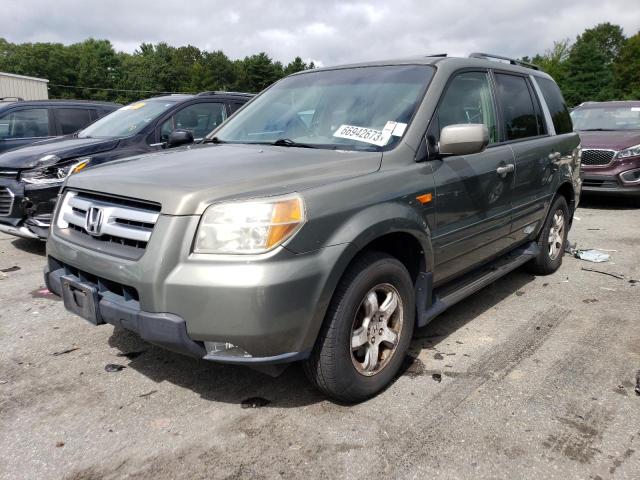 HONDA PILOT EXL 2007 2hkyf18617h510905