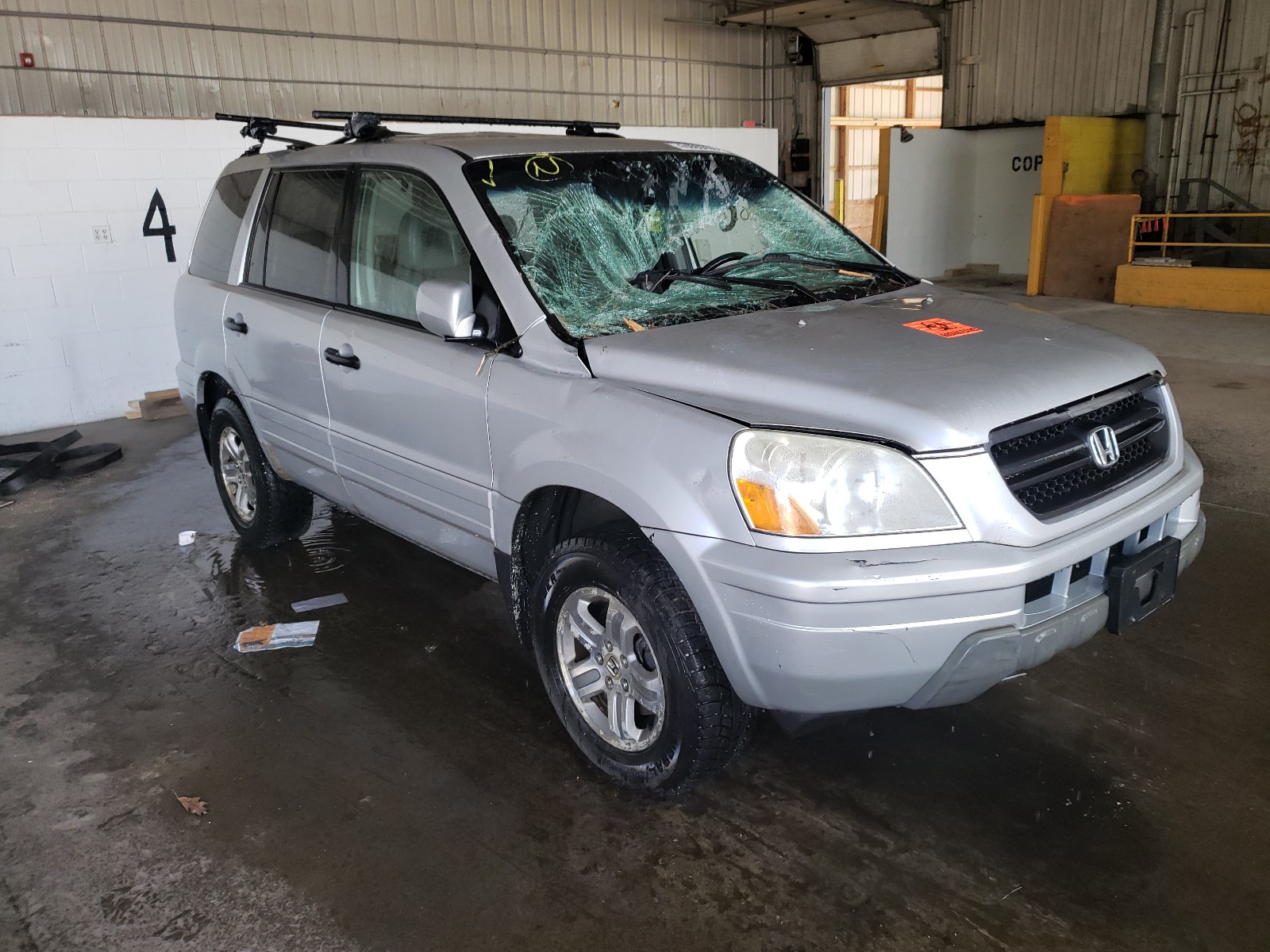 HONDA PILOT EXL 2003 2hkyf18623h547519