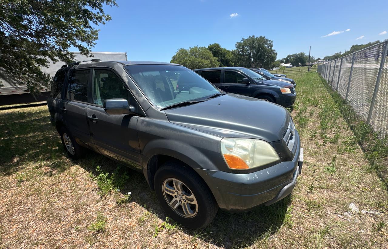 HONDA PILOT EXL 2004 2hkyf18624h620907