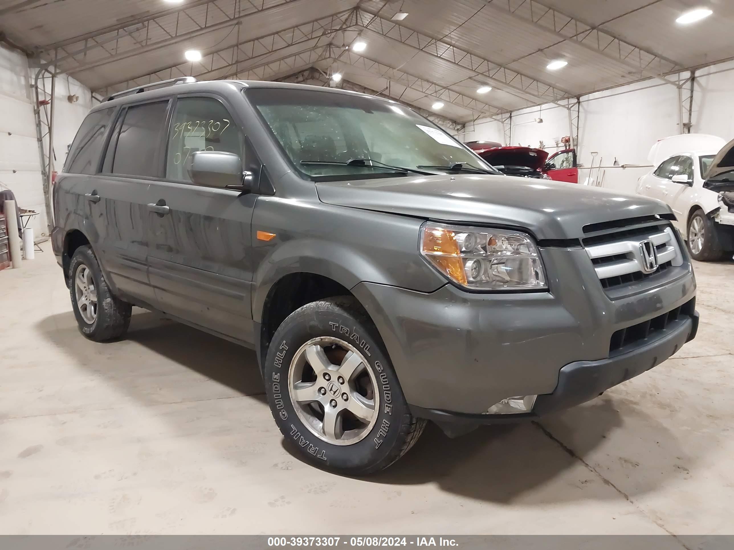 HONDA PILOT 2007 2hkyf18627h525820