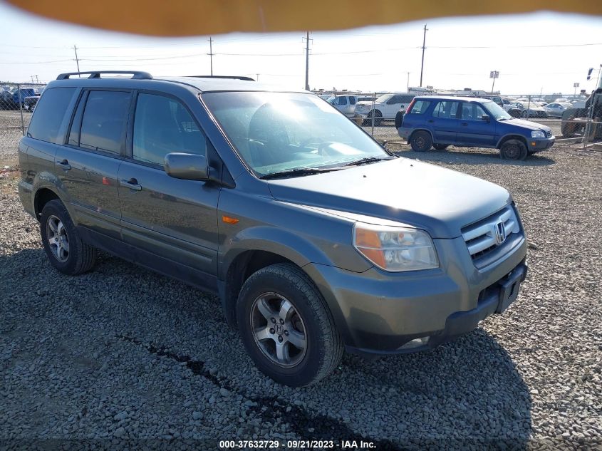 HONDA PILOT 2007 2hkyf18627h539619