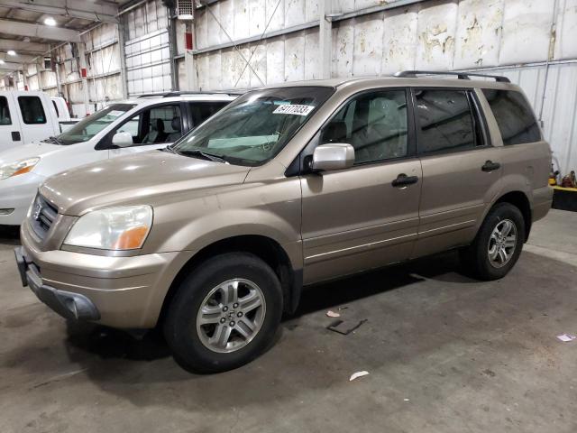 HONDA PILOT EXL 2005 2hkyf18635h527072