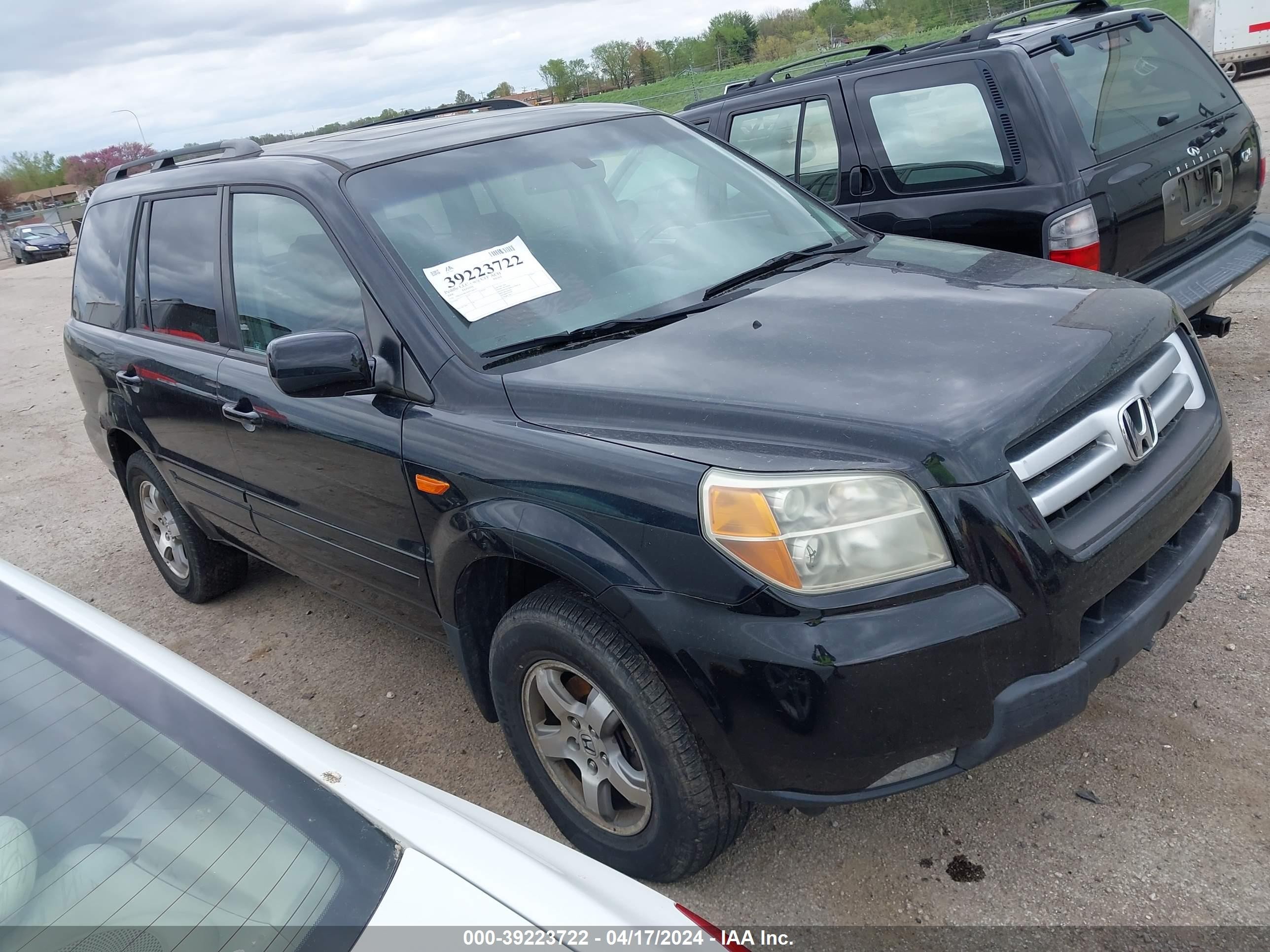 HONDA PILOT 2006 2hkyf18636h558419