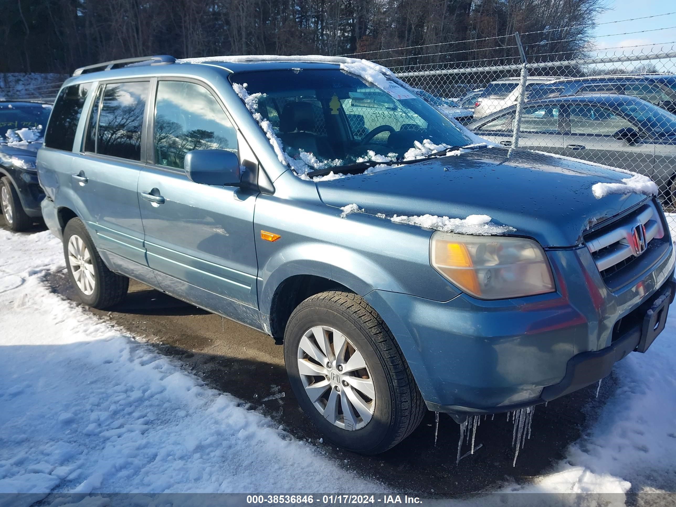 HONDA PILOT 2007 2hkyf18637h540407