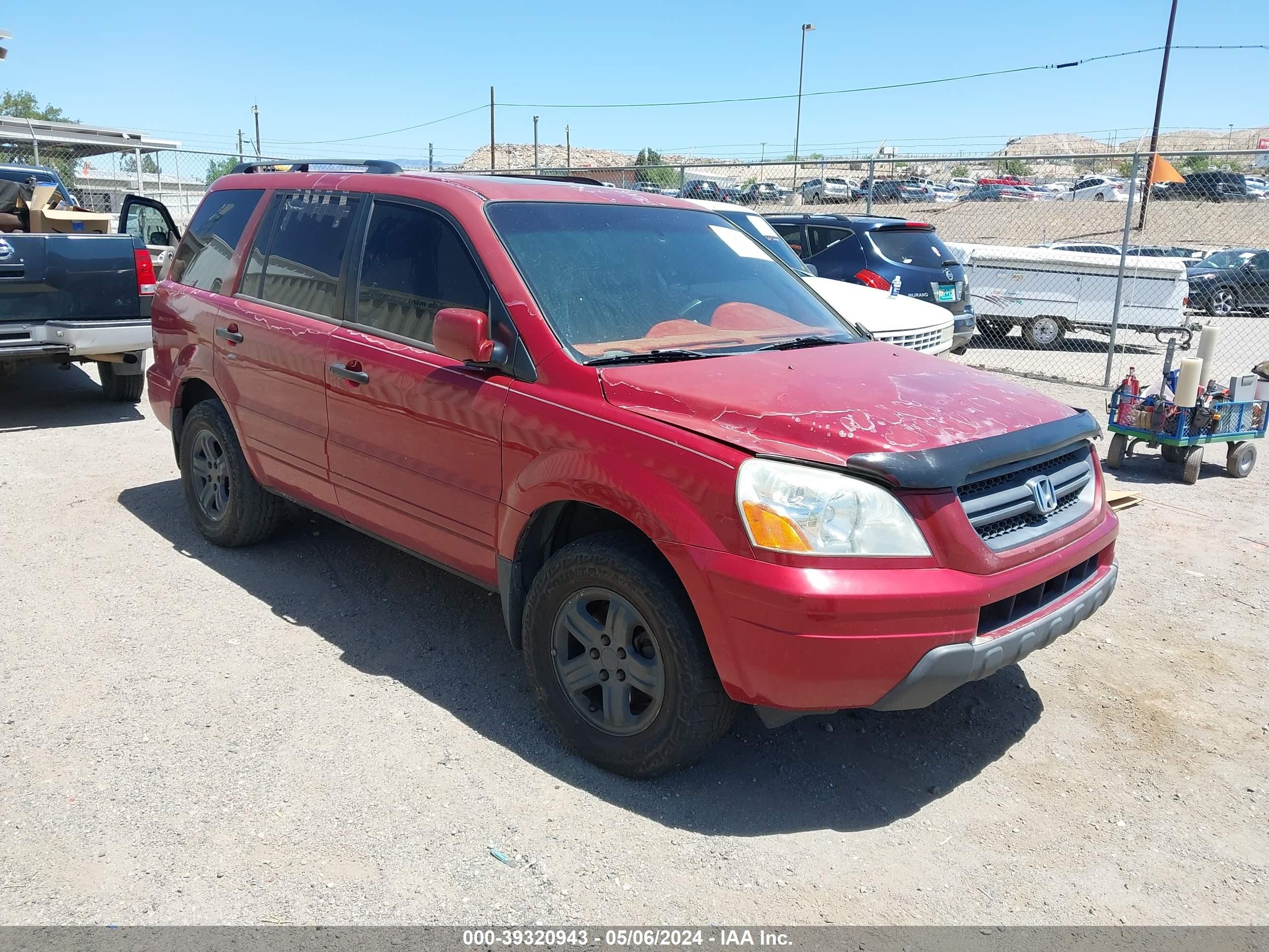 HONDA PILOT 2005 2hkyf18645h501404