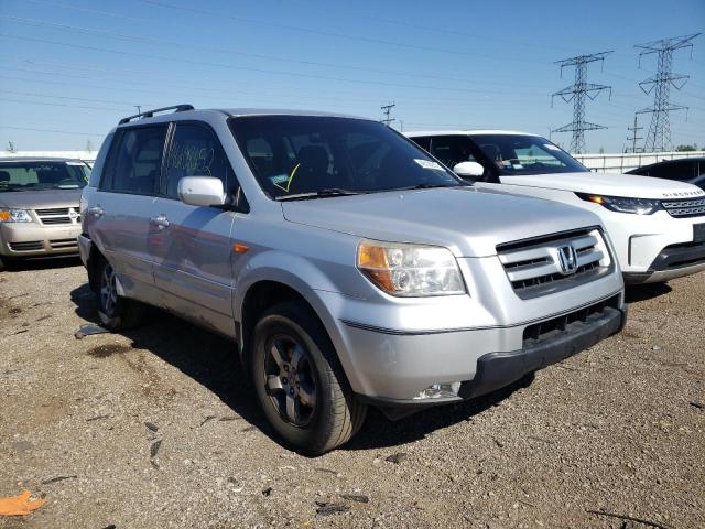 HONDA PILOT EXL 2007 2hkyf18647h519596