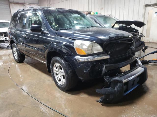 HONDA PILOT EXL 2003 2hkyf18653h597069