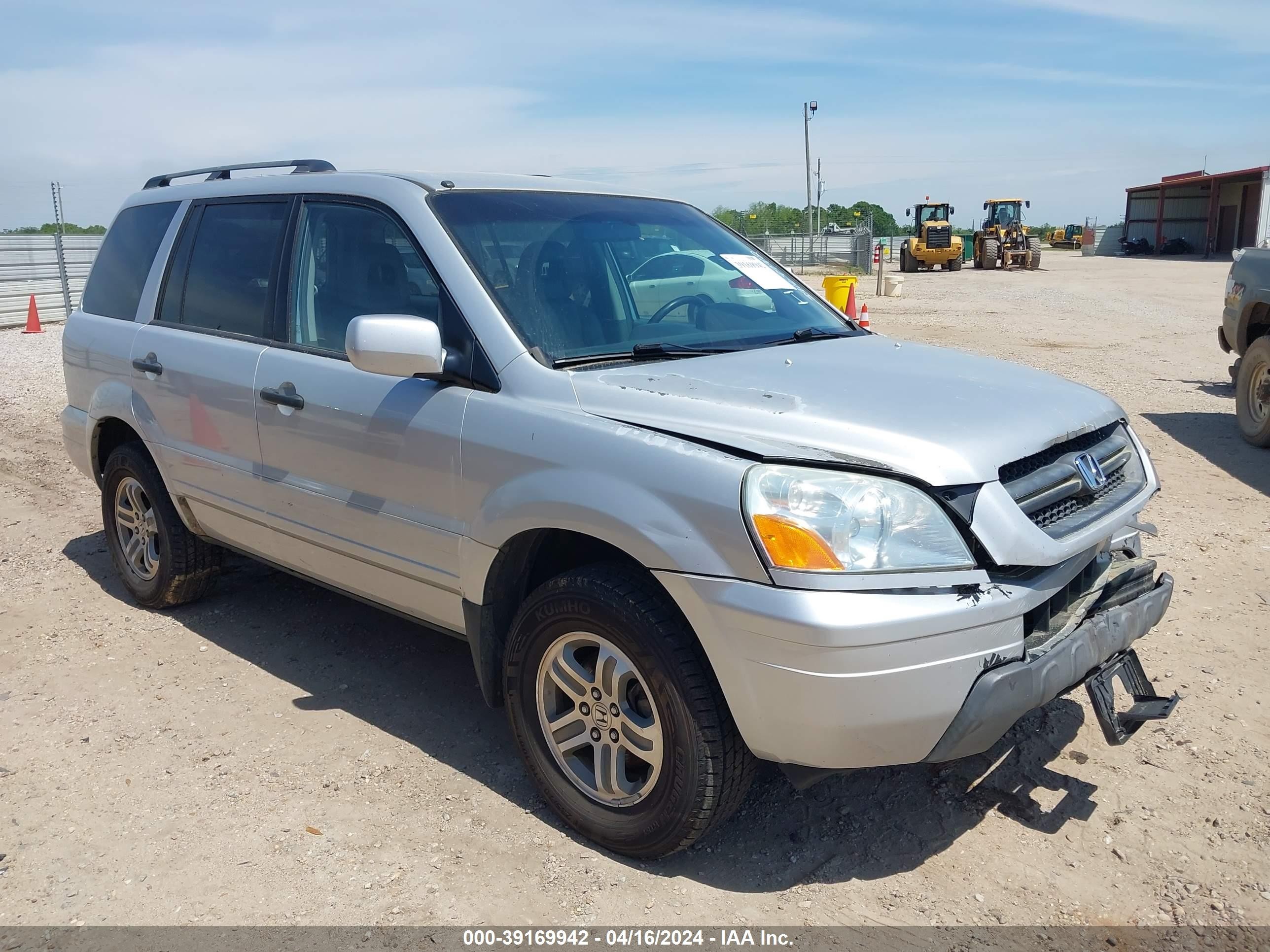 HONDA PILOT 2004 2hkyf18654h608962