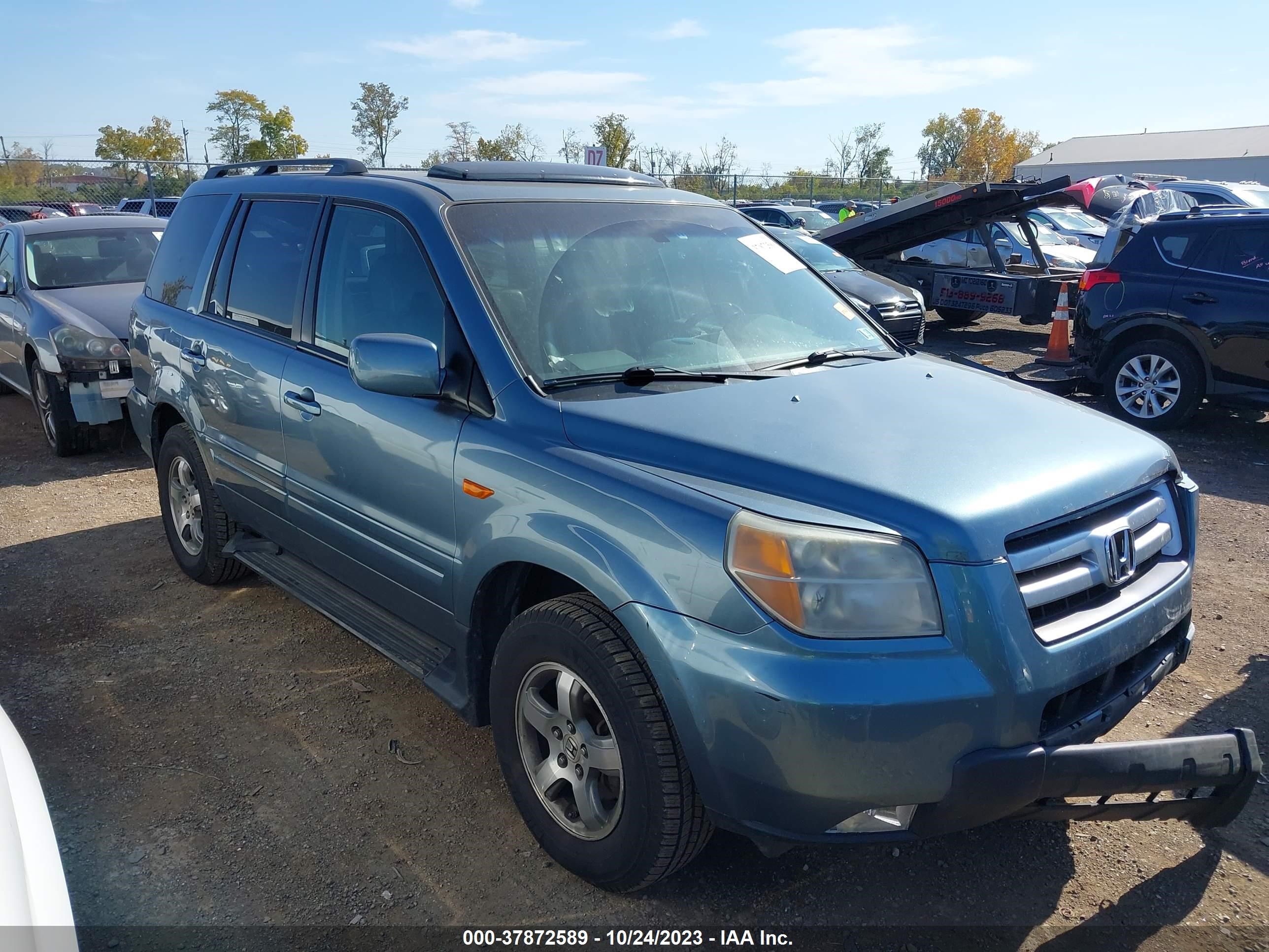 HONDA PILOT 2006 2hkyf18656h544683