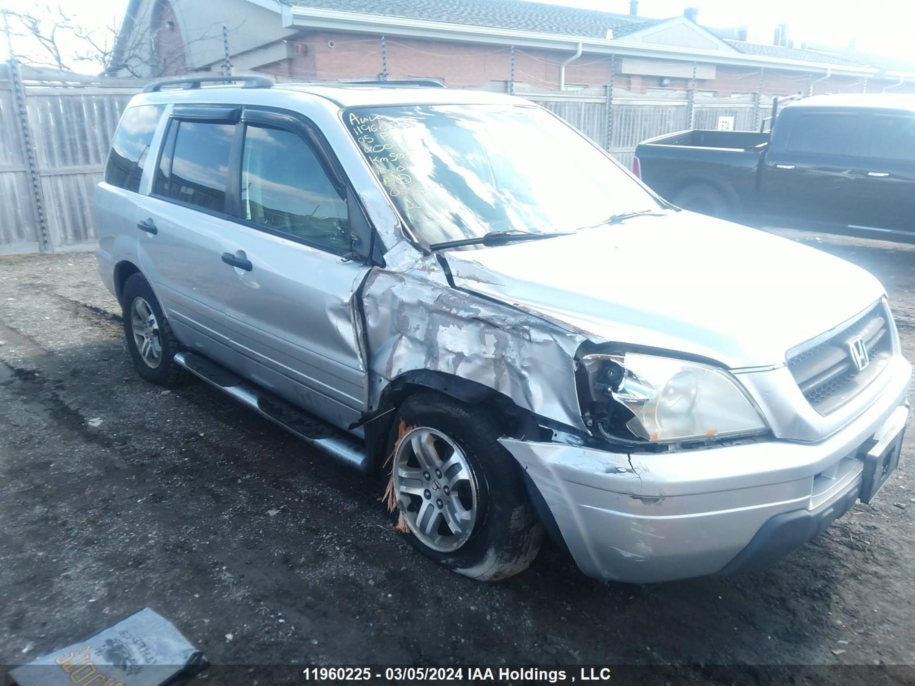 HONDA PILOT 2005 2hkyf18665h004113