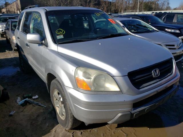 HONDA PILOT EXL 2005 2hkyf18665h509908