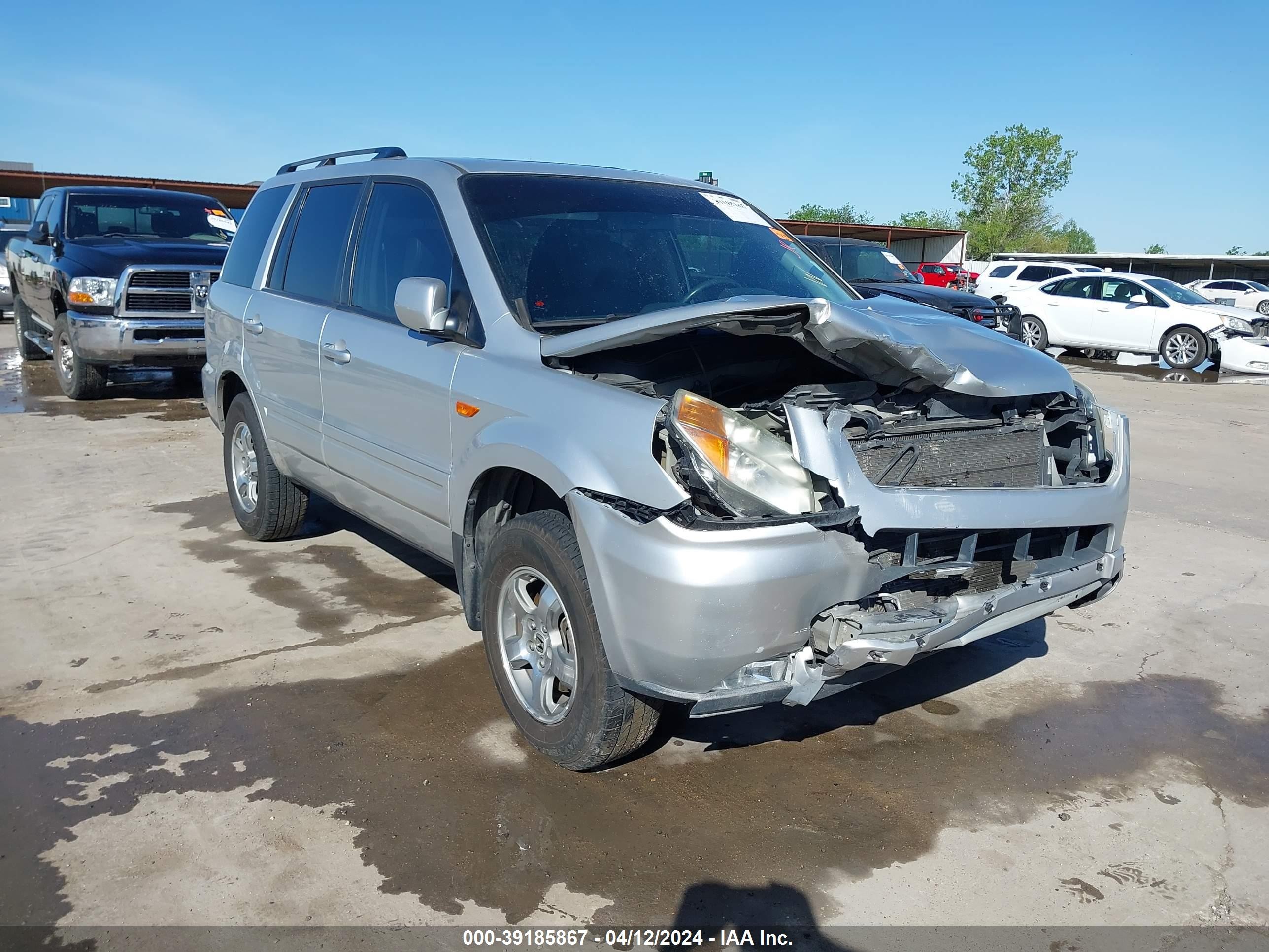 HONDA PILOT 2006 2hkyf18666h532624